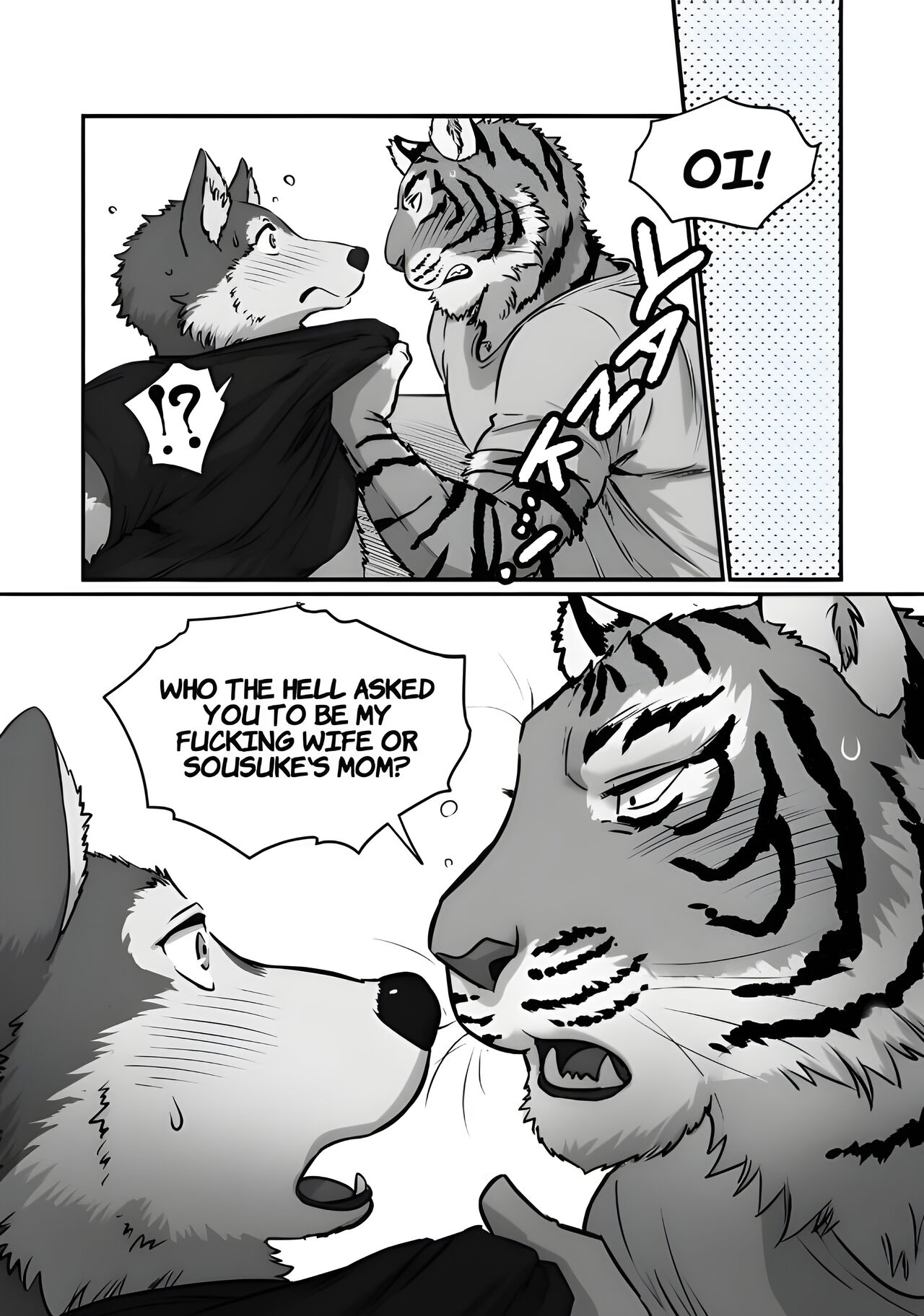 [Maririn (Korirouan)] Wolf Teacher & Tiger Daddy 1/2 HR [ENG] + Scraps numero di immagine  46