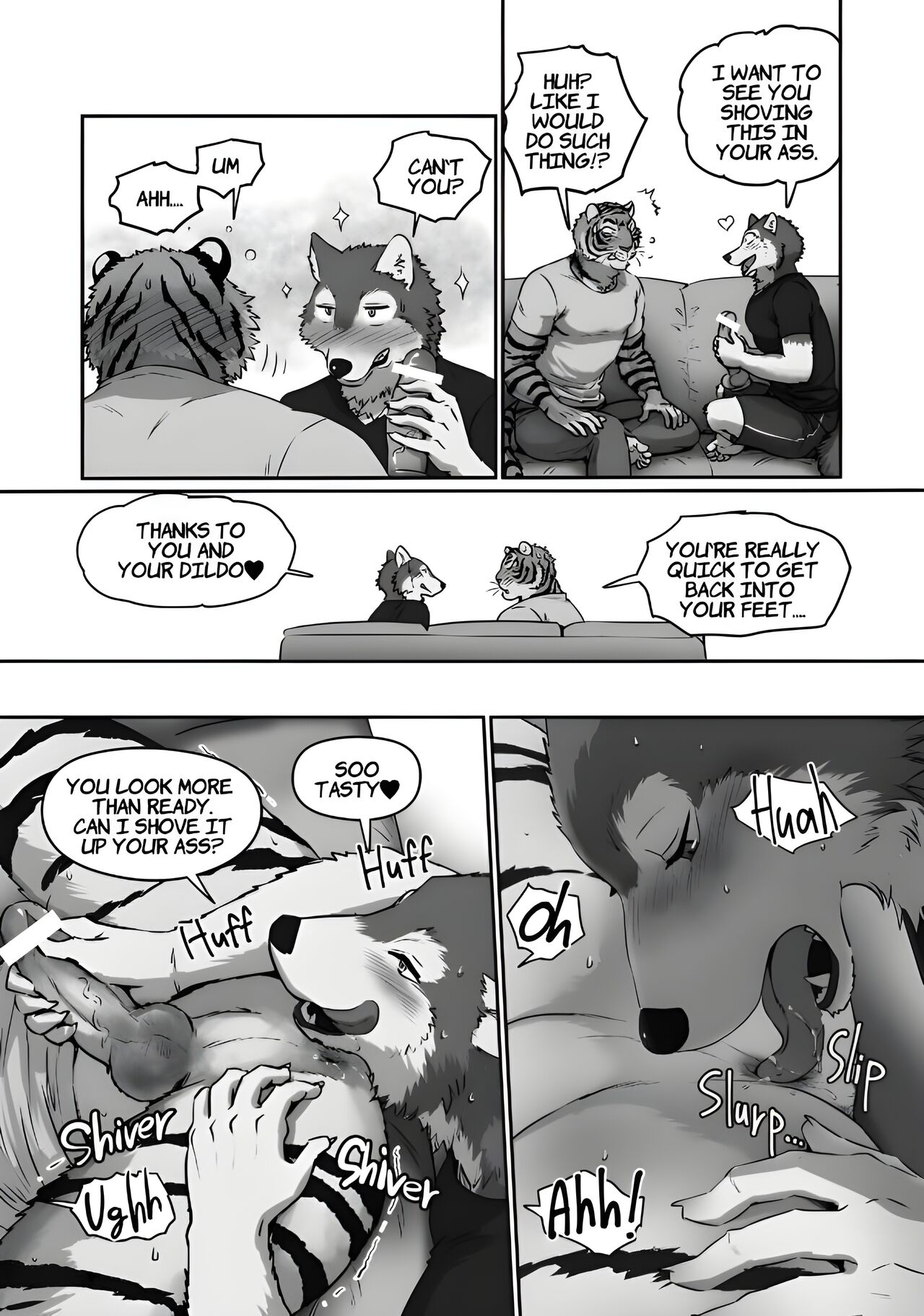 [Maririn (Korirouan)] Wolf Teacher & Tiger Daddy 1/2 HR [ENG] + Scraps numero di immagine  54