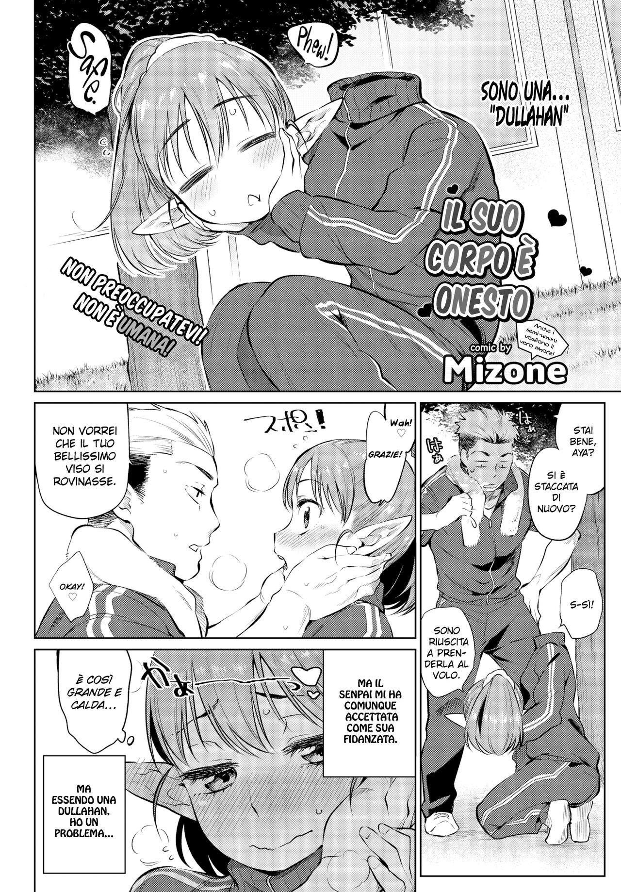 [Mizone] Karada wa Shoujikimono | Il suo Corpo è Onesto (Bakemono Ecchi) [Italian] [Decensored] [Digital] imagen número 2