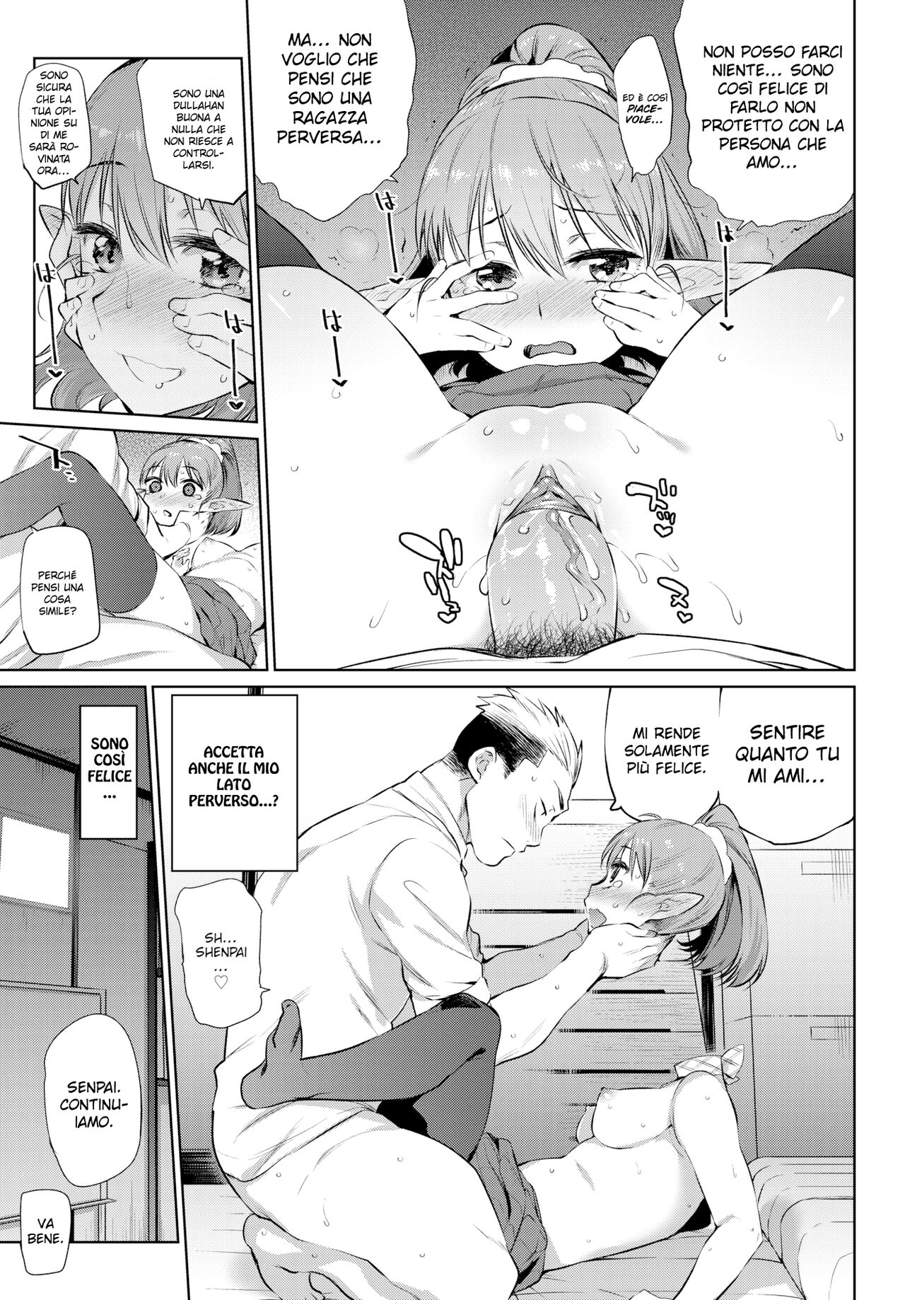 [Mizone] Karada wa Shoujikimono | Il suo Corpo è Onesto (Bakemono Ecchi) [Italian] [Decensored] [Digital] imagen número 15