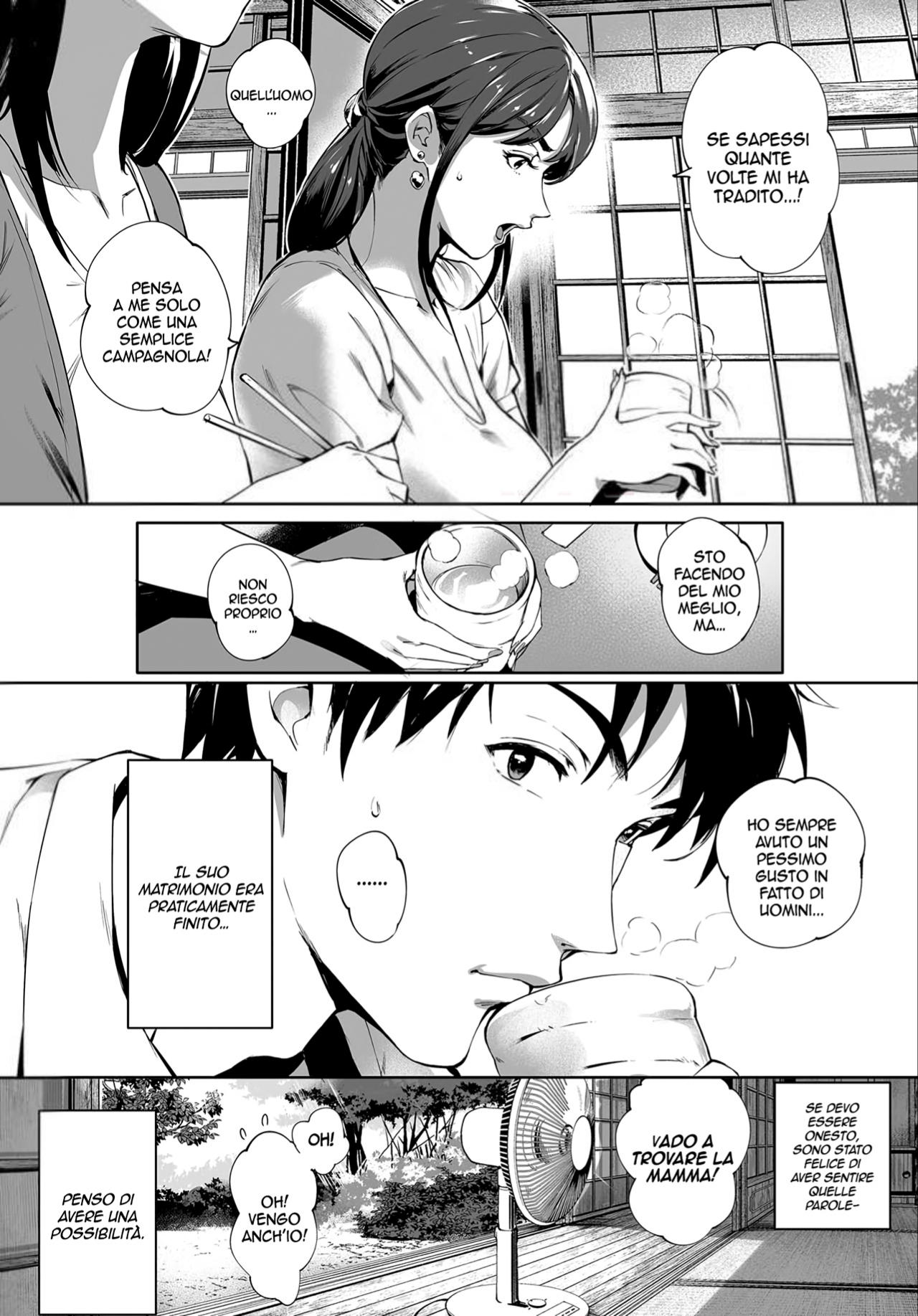 [Oltlo] Kage no Tsuru Ito | La mia Amata zia Itoe (Torokase Orgasm) [Italian] [Decensored] [Digital] image number 7