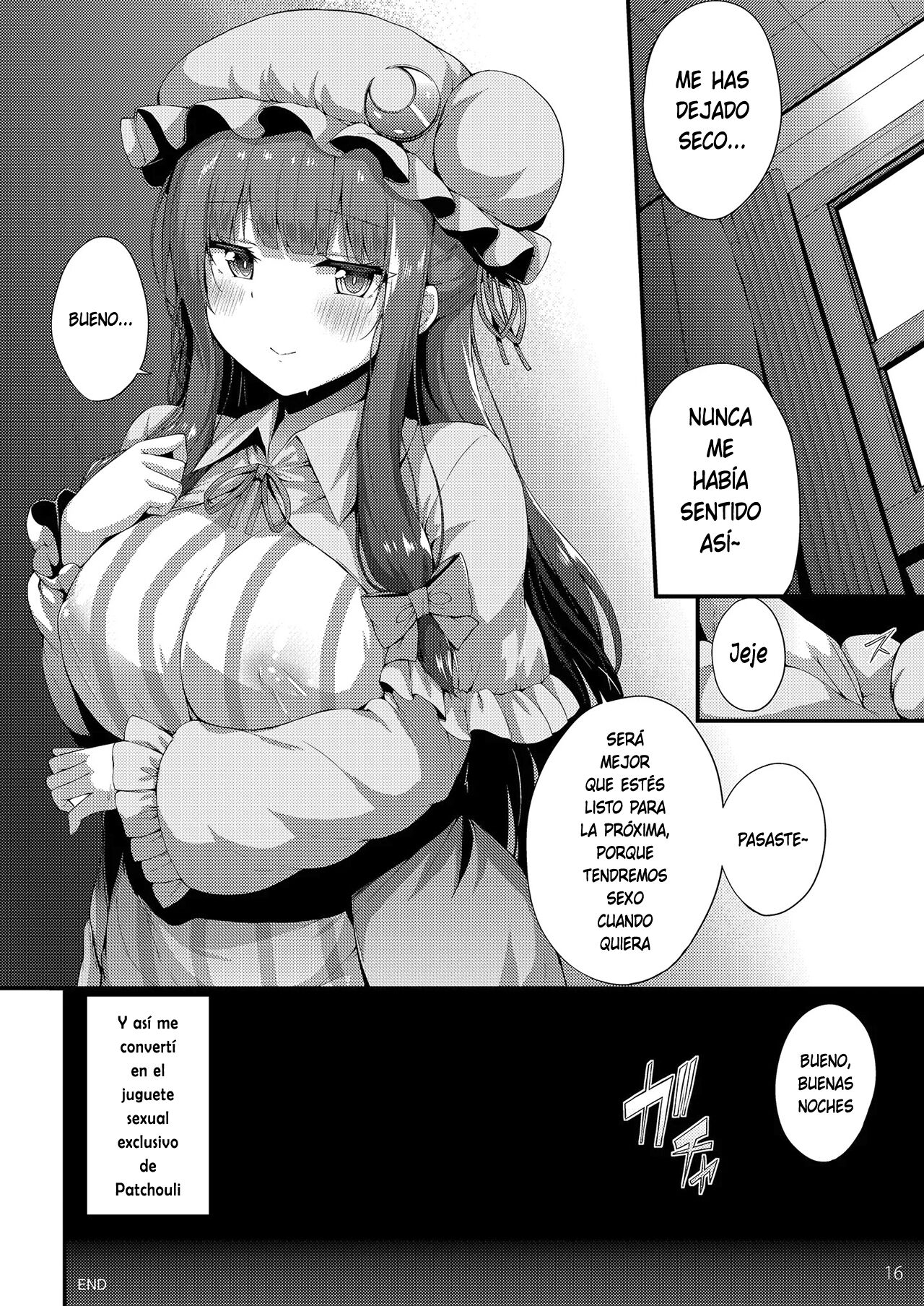 [YuKi-IRo (Yukiusagi.)] Patchouli-sama wa Yokkyuu Fuman | La insatisfacción de Patchouli (Touhou Project) [Spanish] [Doragon no Tensei] [Digital] image number 15