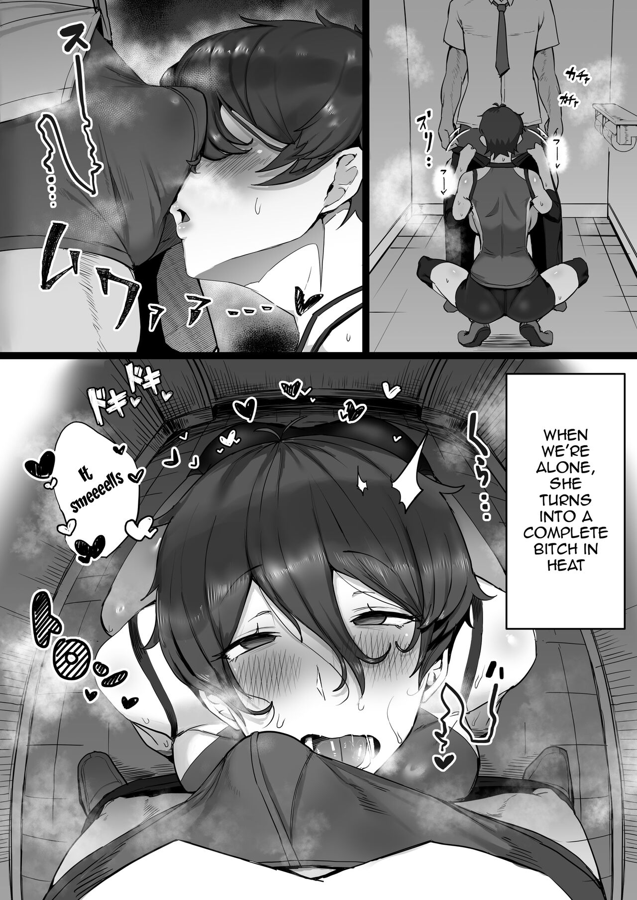 [Misaki (T-Man)] Having Sloppy Perverted Sex With My Childhood Friend Who's Got Princely Vibes So She's Super Popular With Girls, But Deep Down Is Actually a Masochistic Kitty [English] {Doujins.com} 9eme image