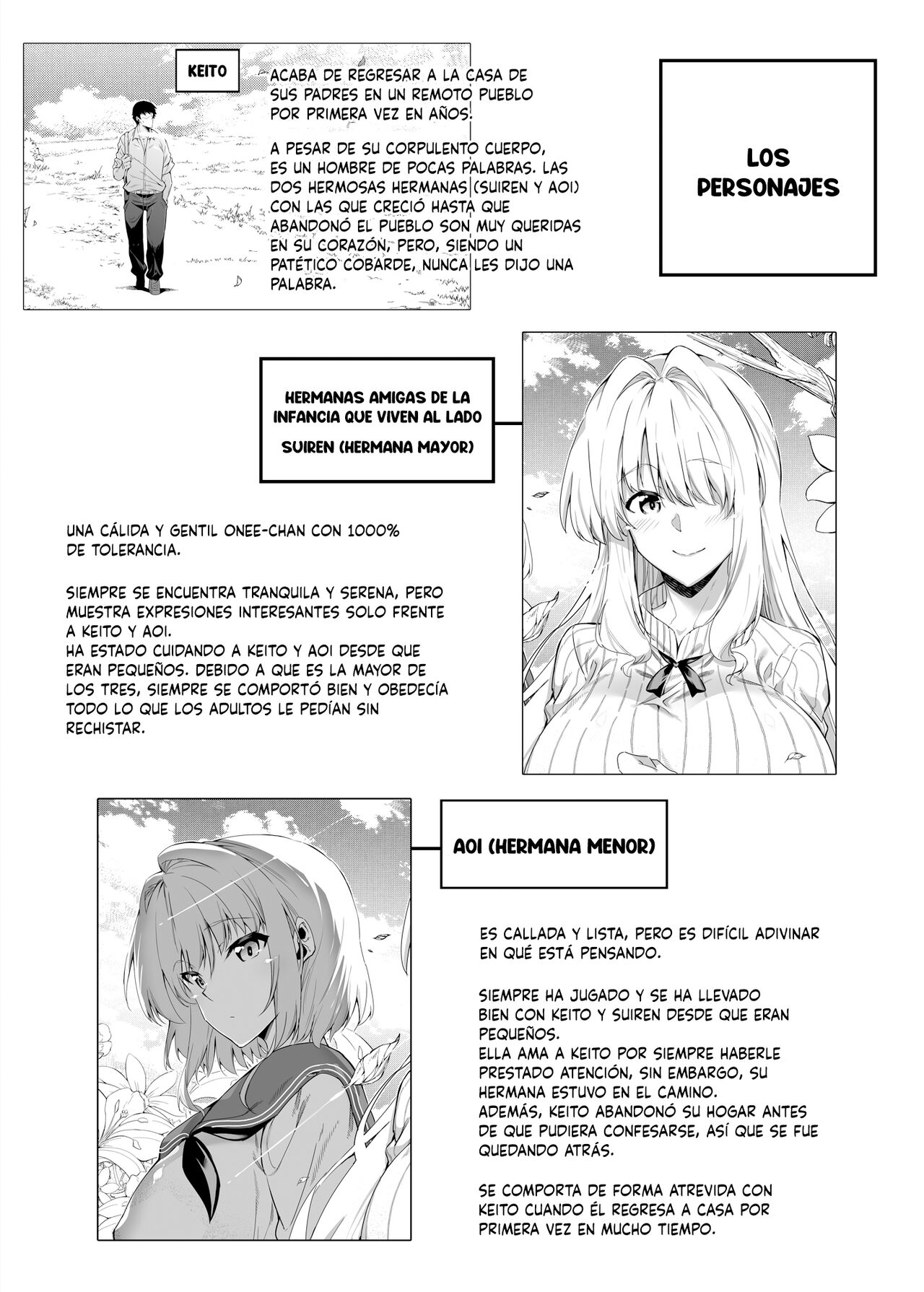 [Suiren no Yado (Asakawa)] Natsu no Yari Naoshi -Inaka to Hanare to Bijin Shimai- | Reconciliación de verano Las hermosas hermanas del campo [Spanish] [NETORU SCAN] 图片编号 3