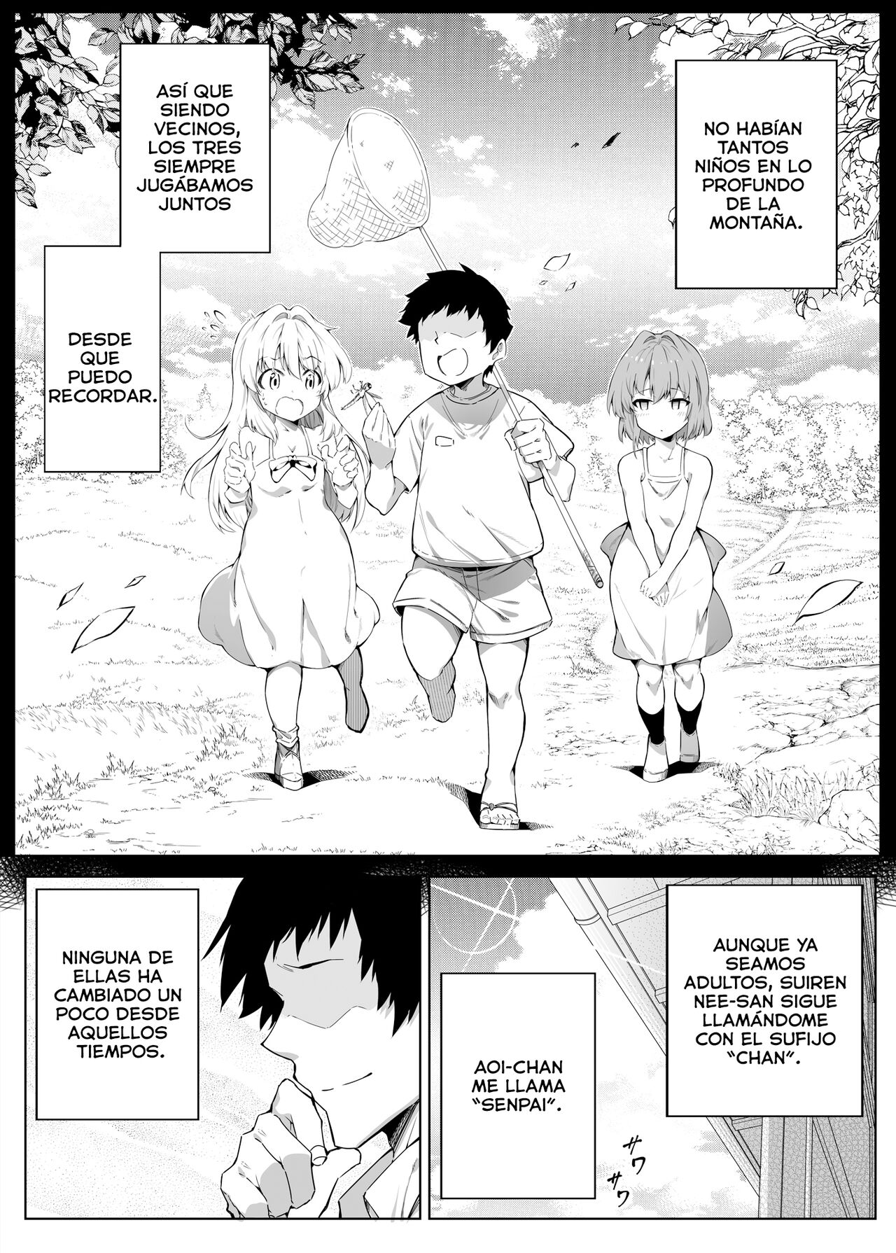 [Suiren no Yado (Asakawa)] Natsu no Yari Naoshi -Inaka to Hanare to Bijin Shimai- | Reconciliación de verano Las hermosas hermanas del campo [Spanish] [NETORU SCAN] 图片编号 17