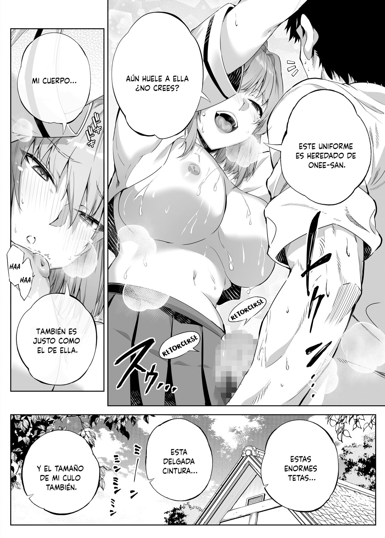 [Suiren no Yado (Asakawa)] Natsu no Yari Naoshi -Inaka to Hanare to Bijin Shimai- | Reconciliación de verano Las hermosas hermanas del campo [Spanish] [NETORU SCAN] 图片编号 49