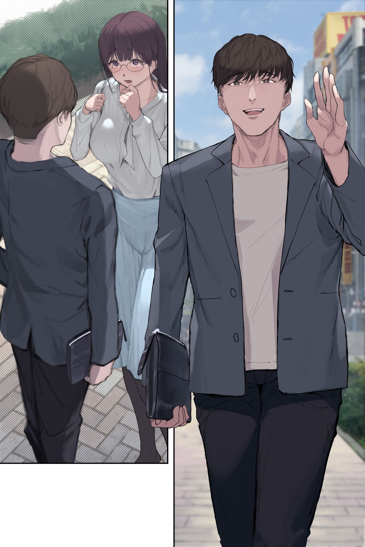 [Yomoda Yomo] Kougakureki (interi) hitodzuma Amamiya Touko jun kyouju (sensei) no hatsujou image number 97