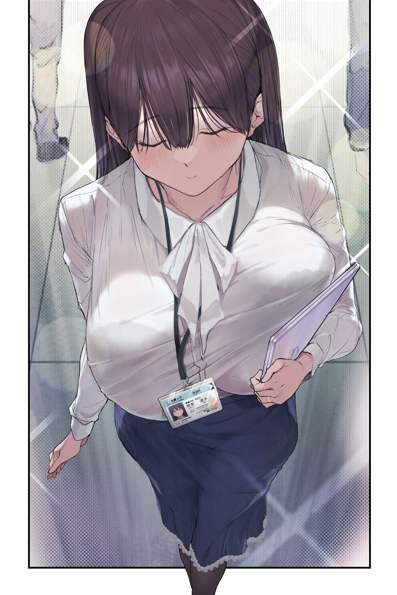 [Yomoda Yomo] Kougakureki (interi) hitodzuma Amamiya Touko jun kyouju (sensei) no hatsujou image number 164