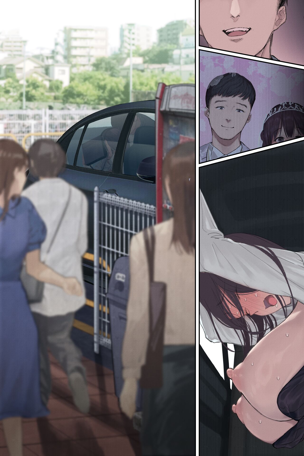 [Yomoda Yomo] Kougakureki (interi) hitodzuma Amamiya Touko jun kyouju (sensei) no hatsujou image number 207