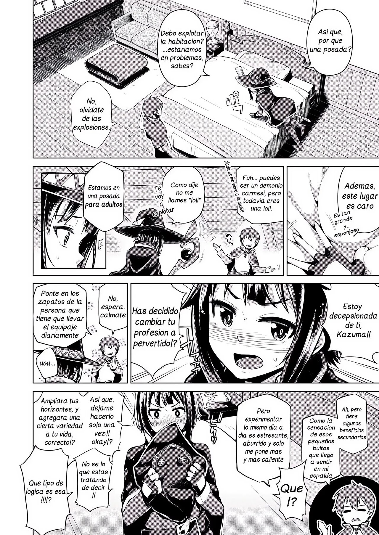 [Tamaya (Nonaka Tama)] Kono Bakuretsu Musume ni Ecstasy o! | Extasis para la chica explosiva (Kono Subarashii Sekai ni Syukufuku o!) [Spanish] [Digital] 图片编号 6