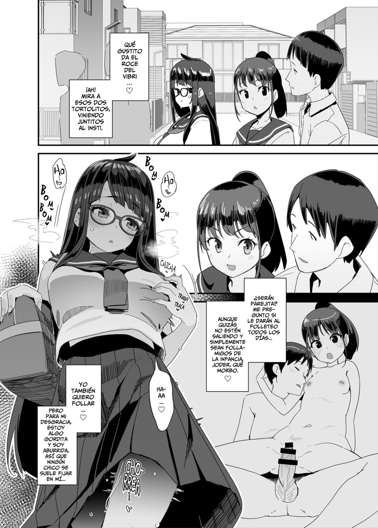 [condiment moderately (Maeshima Ryou)] La Dedillera Pechugona Se Masturba en Clase - Dosukebe Kyonyuu JC ga Kounai Onanie Suru Hanashi [Spanish] [Horchata Scans] 图片编号 9
