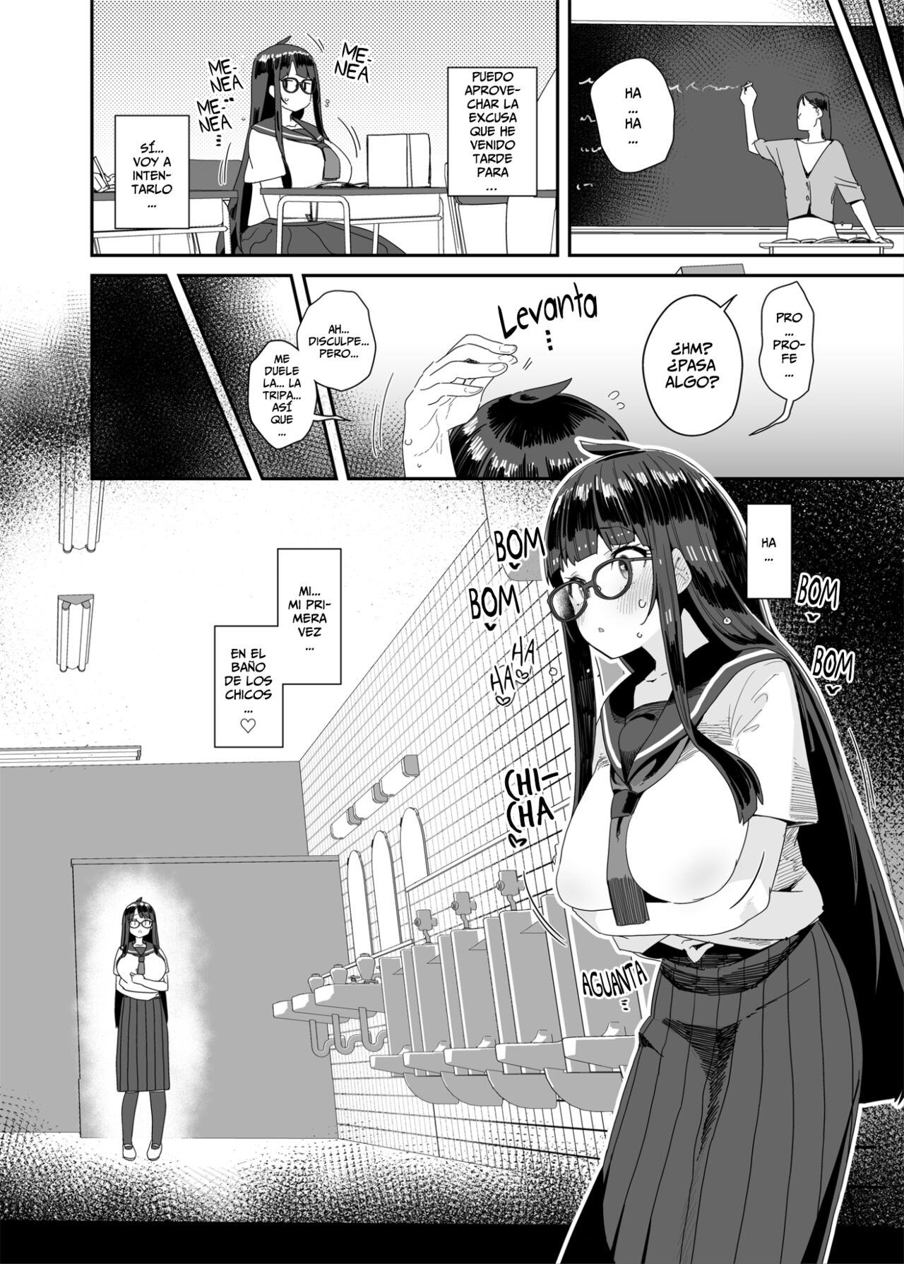 [condiment moderately (Maeshima Ryou)] La Dedillera Pechugona Se Masturba en Clase - Dosukebe Kyonyuu JC ga Kounai Onanie Suru Hanashi [Spanish] [Horchata Scans] 图片编号 19