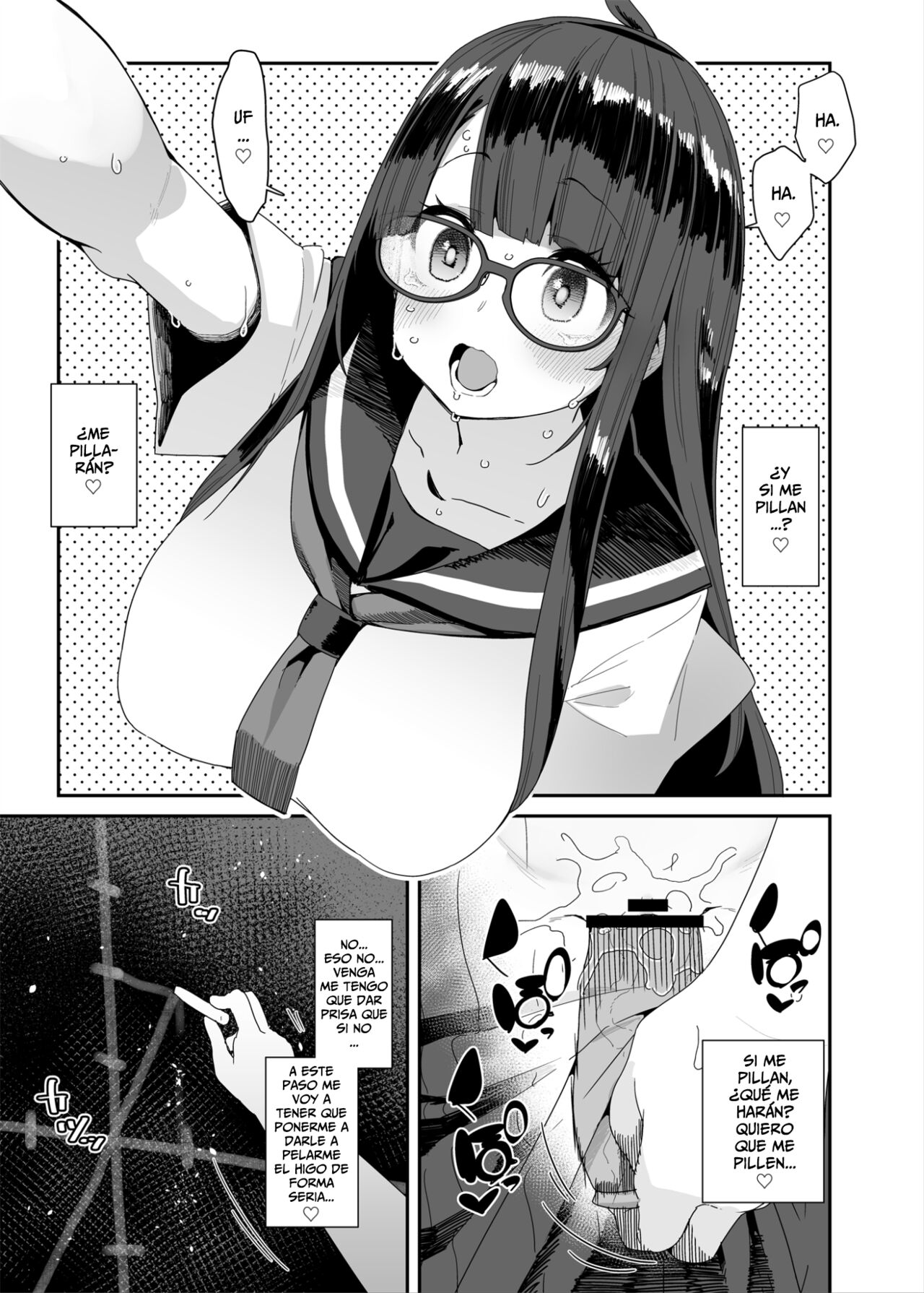 [condiment moderately (Maeshima Ryou)] La Dedillera Pechugona Se Masturba en Clase - Dosukebe Kyonyuu JC ga Kounai Onanie Suru Hanashi [Spanish] [Horchata Scans] 图片编号 44