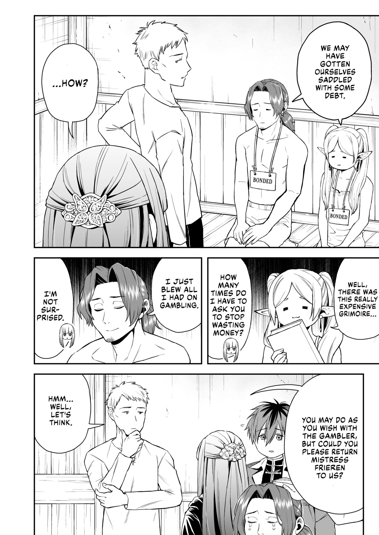 [Shikokoki no Okina] Ippan Saiin Mahou Otsuyu Dark | Ordinary Lust Magic Slootrak (Sousou no Frieren) [English] [Fap It Scans] 图片编号 4