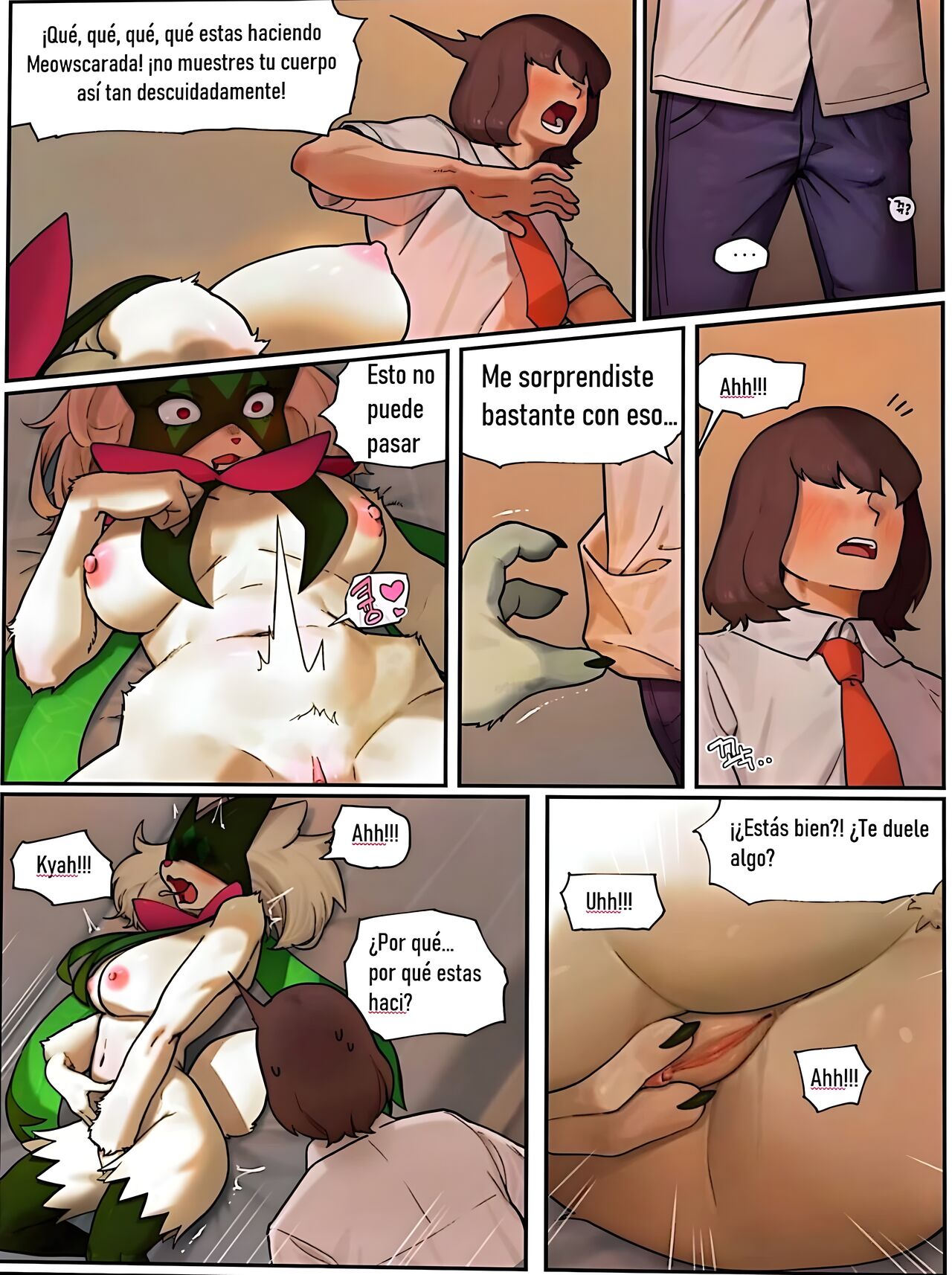 [Gudl] Los sentimientos ocultos de Meowscarada (Pokémon) [Spanish] [Decensored] numero di immagine  7