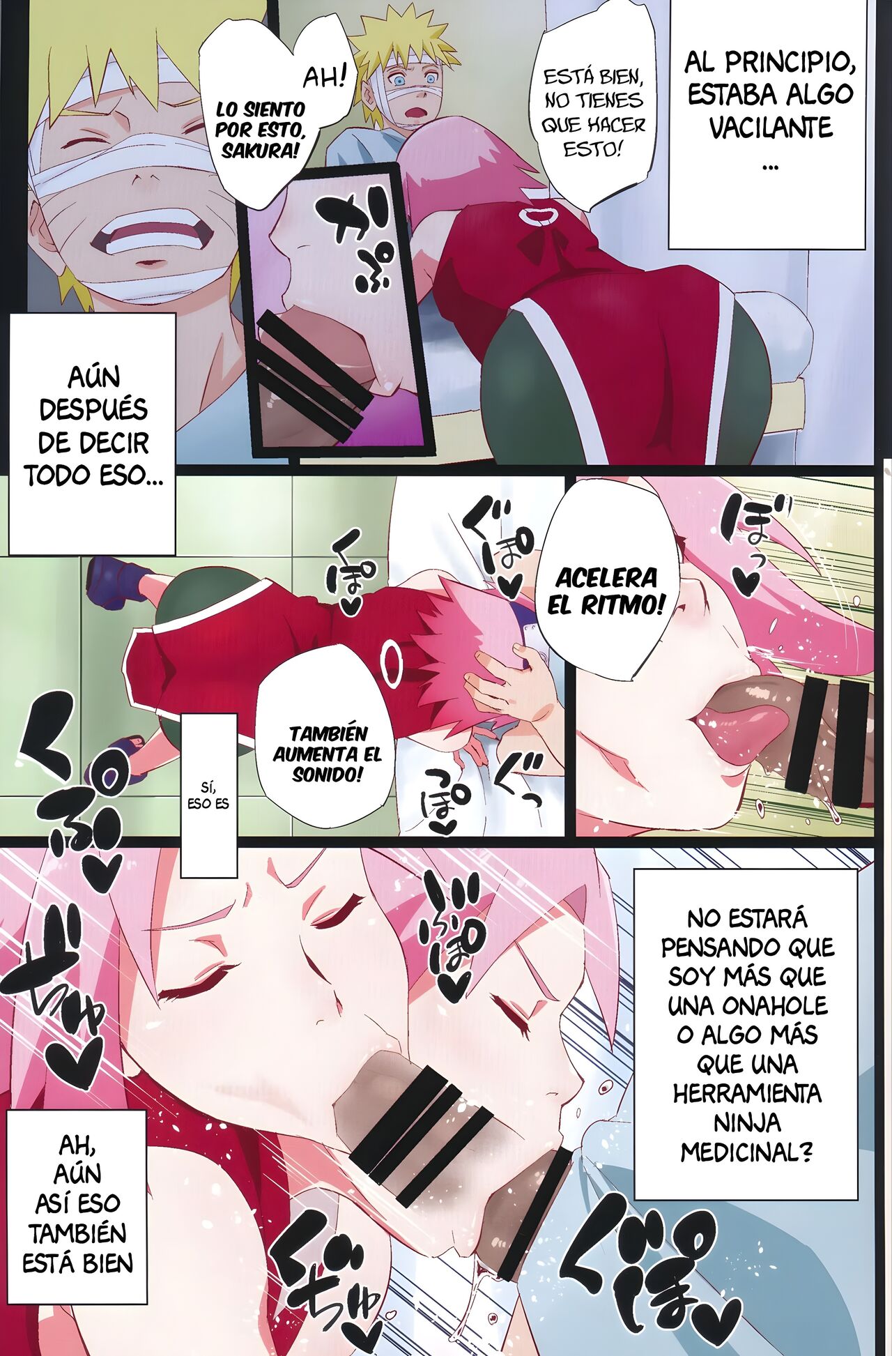 [Karakishi Youhei-dan Shinga (Sahara Wataru)] NARUTOP PINK (Naruto) [Spanish] image number 4