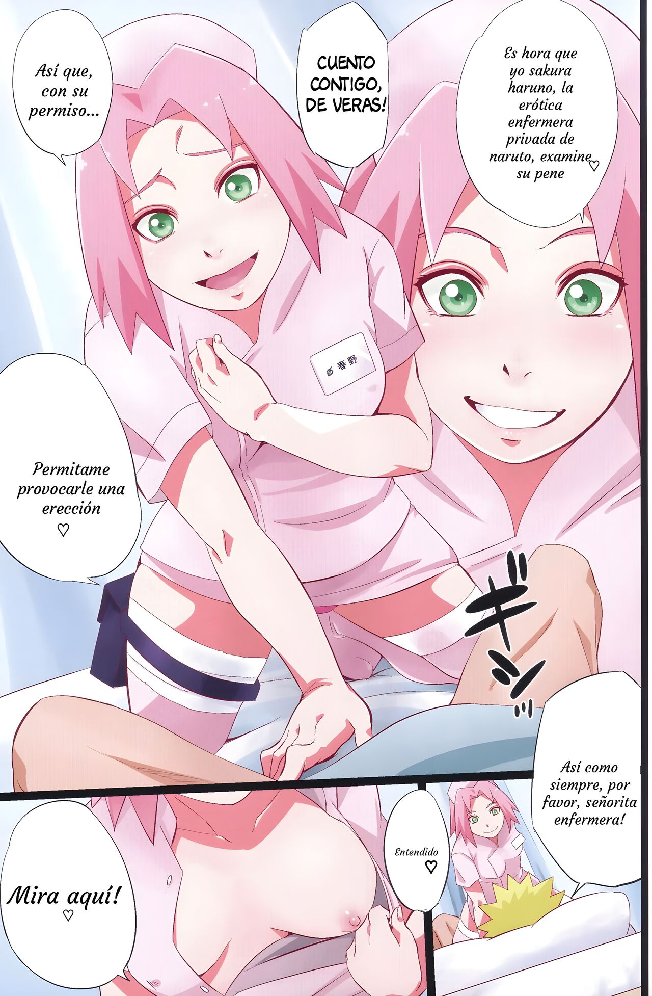 [Karakishi Youhei-dan Shinga (Sahara Wataru)] NARUTOP PINK (Naruto) [Spanish] image number 10