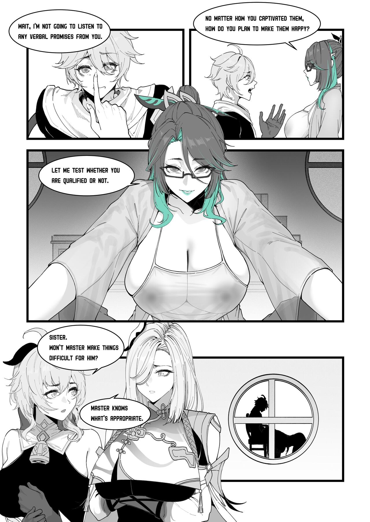 [KeinV] Cloud Retainer：A test for Aether | 闲云：旅行者的考验 [无修] [English] image number 6