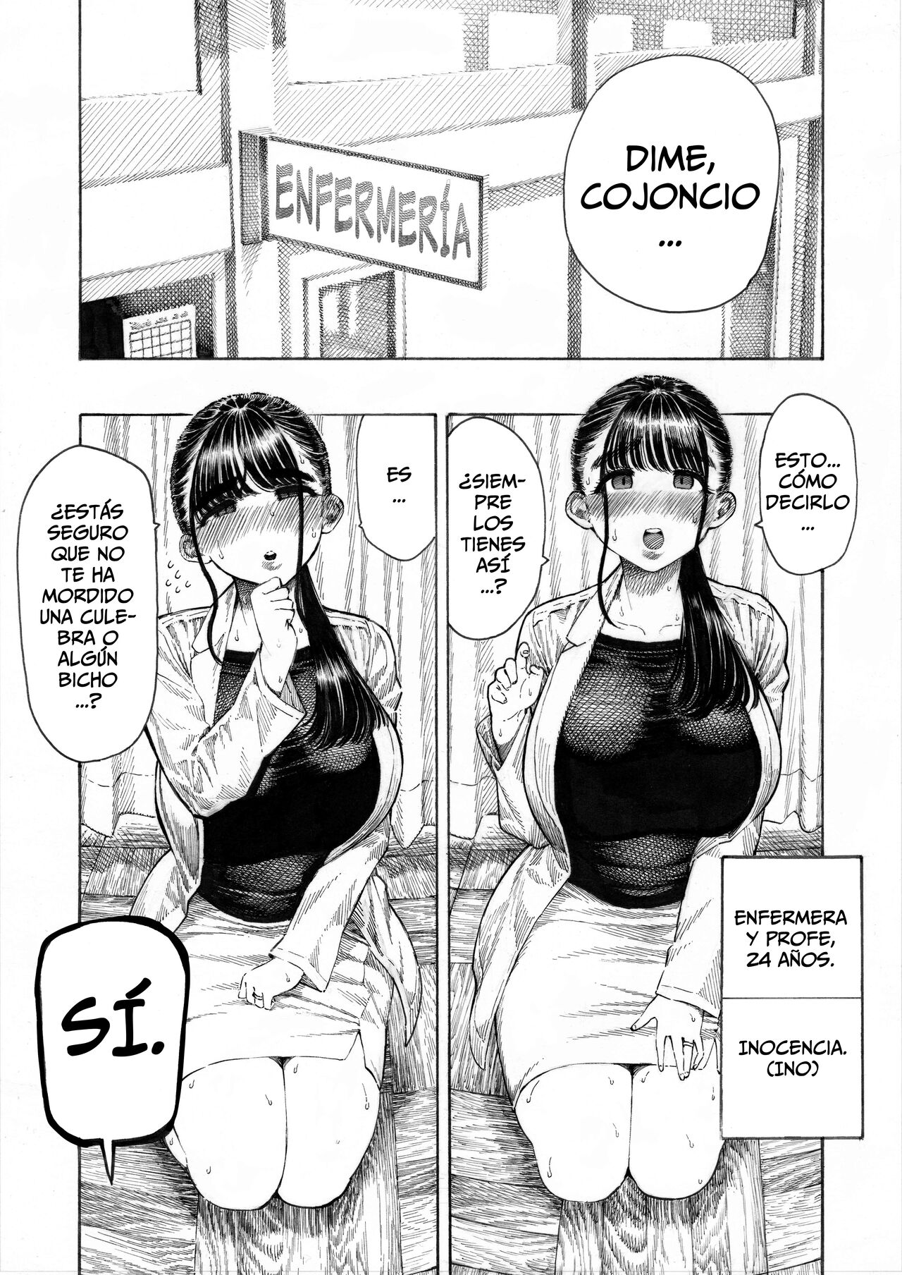 [Hiruneya-san (Hirune, Yotsuya Keitaro)] Una Historia de Tres Pares de Cojonazos - Sekaiichi Kintama ga Dekai Koukousei no Hanashi [Spanish] [Horchata Scans] 图片编号 3