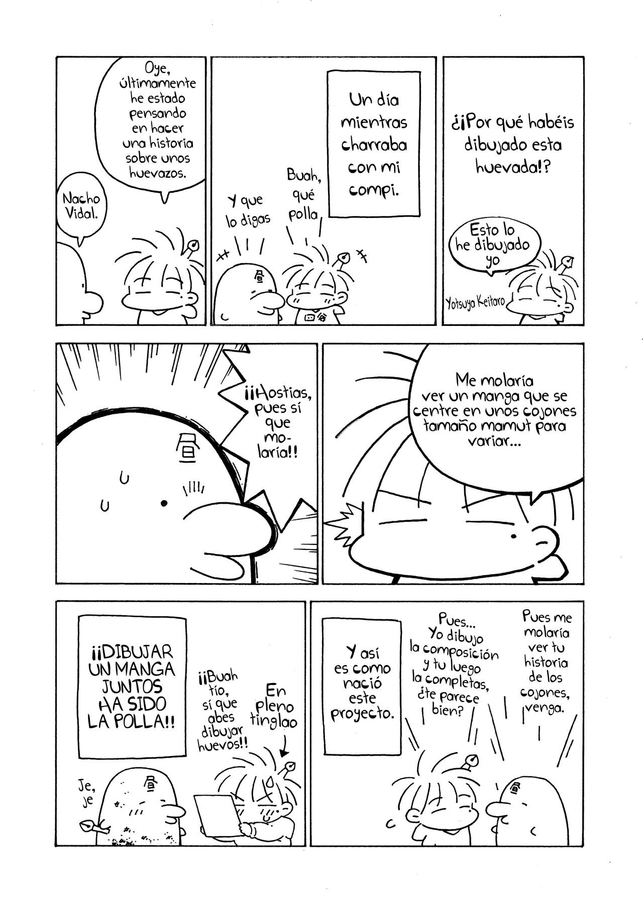 [Hiruneya-san (Hirune, Yotsuya Keitaro)] Una Historia de Tres Pares de Cojonazos - Sekaiichi Kintama ga Dekai Koukousei no Hanashi [Spanish] [Horchata Scans] 图片编号 48