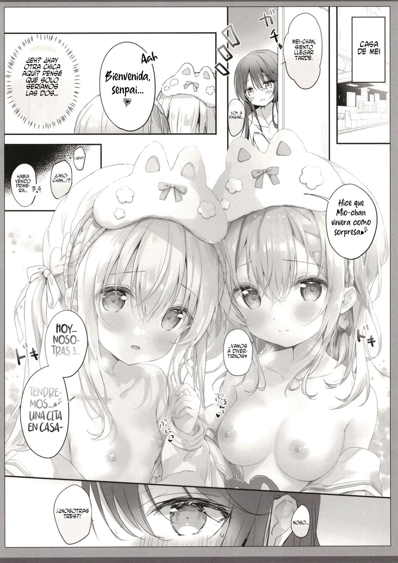 [Ame Usagi (Amedamacon)] Kouhai-chan to Echi Echi Ouchi Deeto | UNA CITA TRAVIESA EN LA CASA DE KOUHAI-CHAN [Spanish] [INSOMNIA] [Digital] 图片编号 3