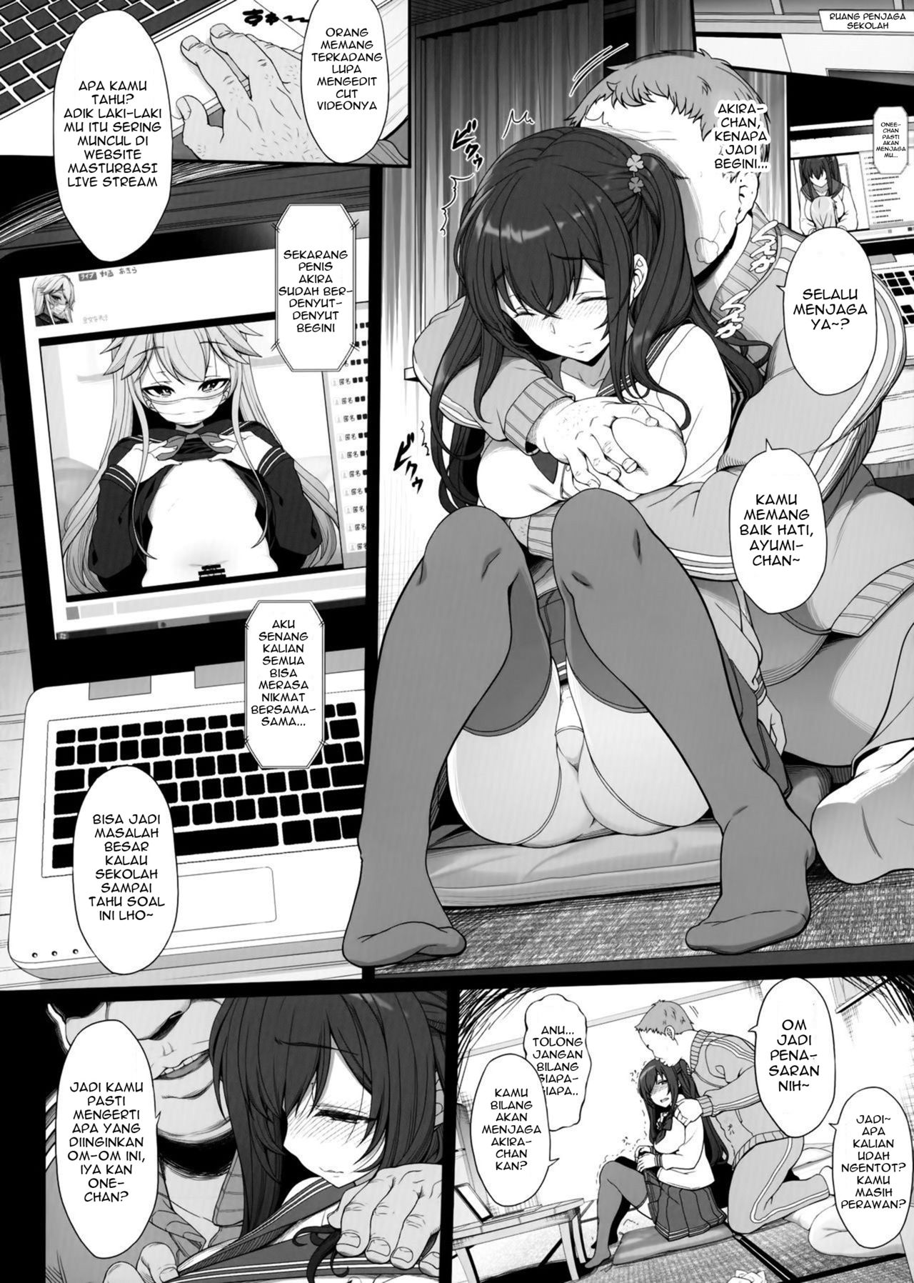 (COMITIA127) [Kirintei (Kirin Kakeru)] Tanetsuke Oji-san no JK Kozukuri SEX [Indonesian] [Gagak_Ireng] 图片编号 5