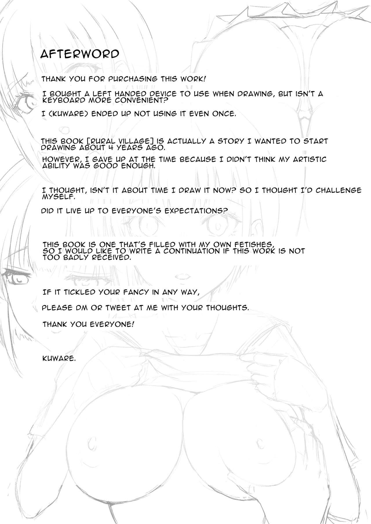 [Yamitsukihaguhagu (Kuware)] I'm the only girl in this village on the brink of population collapse - Genkai Shuuraku de Wakai Onna wa Watashi dake [English] [Vasectomy231] image number 45