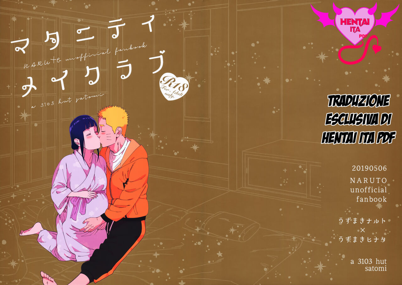 (Chou Zennin Shuuketsu 2019) [a 3103 hut (Satomi)] Maternity May Club (Naruto) [Italian] imagen número 1