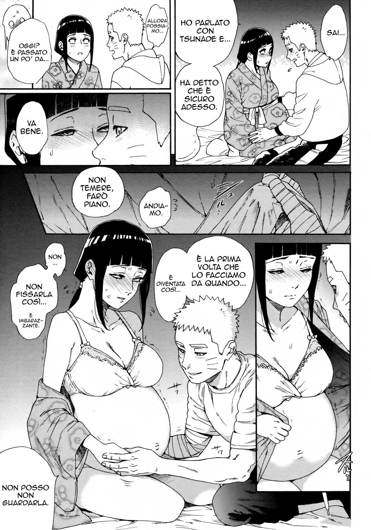 (Chou Zennin Shuuketsu 2019) [a 3103 hut (Satomi)] Maternity May Club (Naruto) [Italian] imagen número 10