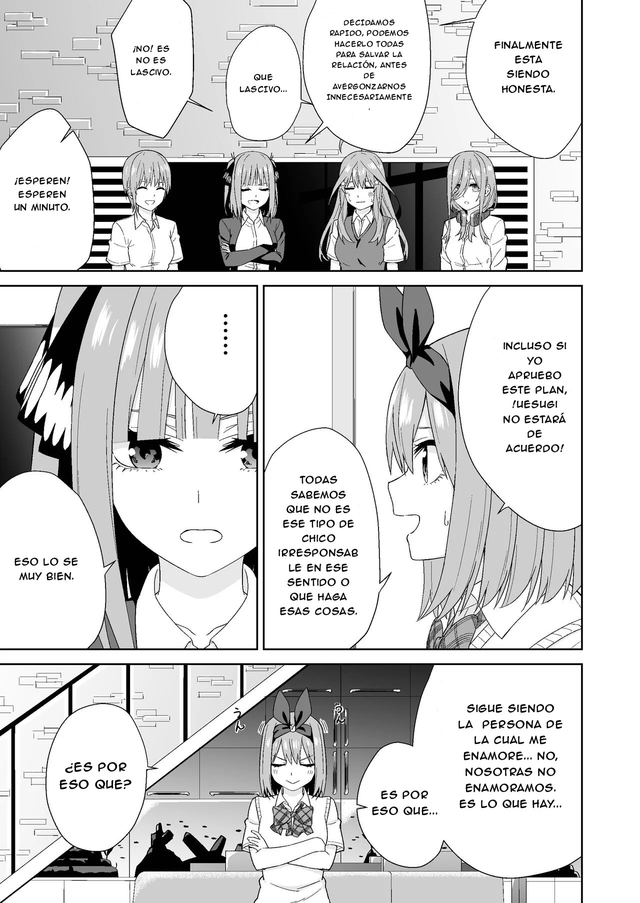 [Team Kid (k-ya)] Gotoubun no Hajimete (Gotoubun no Hanayome) [Spanish] [Digital] image number 7