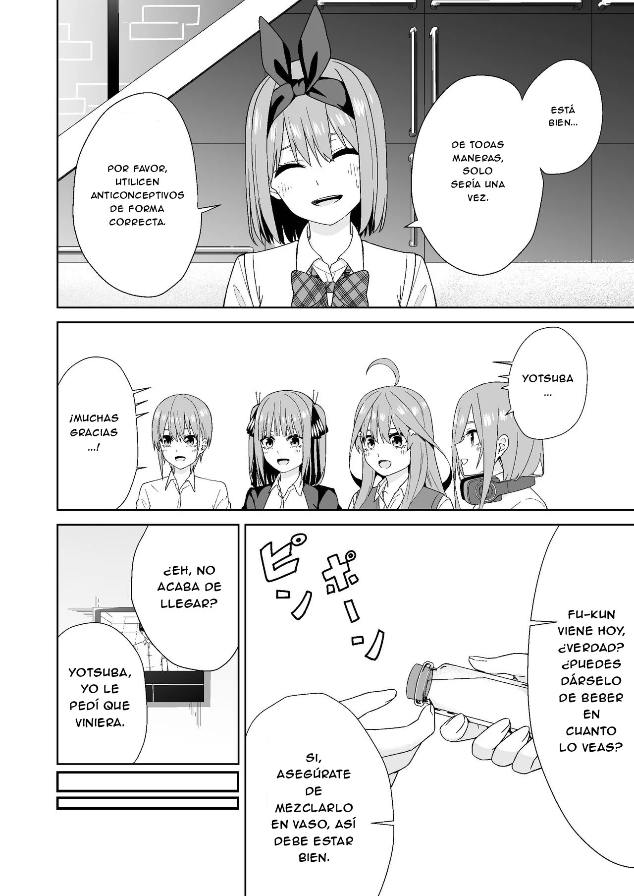 [Team Kid (k-ya)] Gotoubun no Hajimete (Gotoubun no Hanayome) [Spanish] [Digital] image number 10