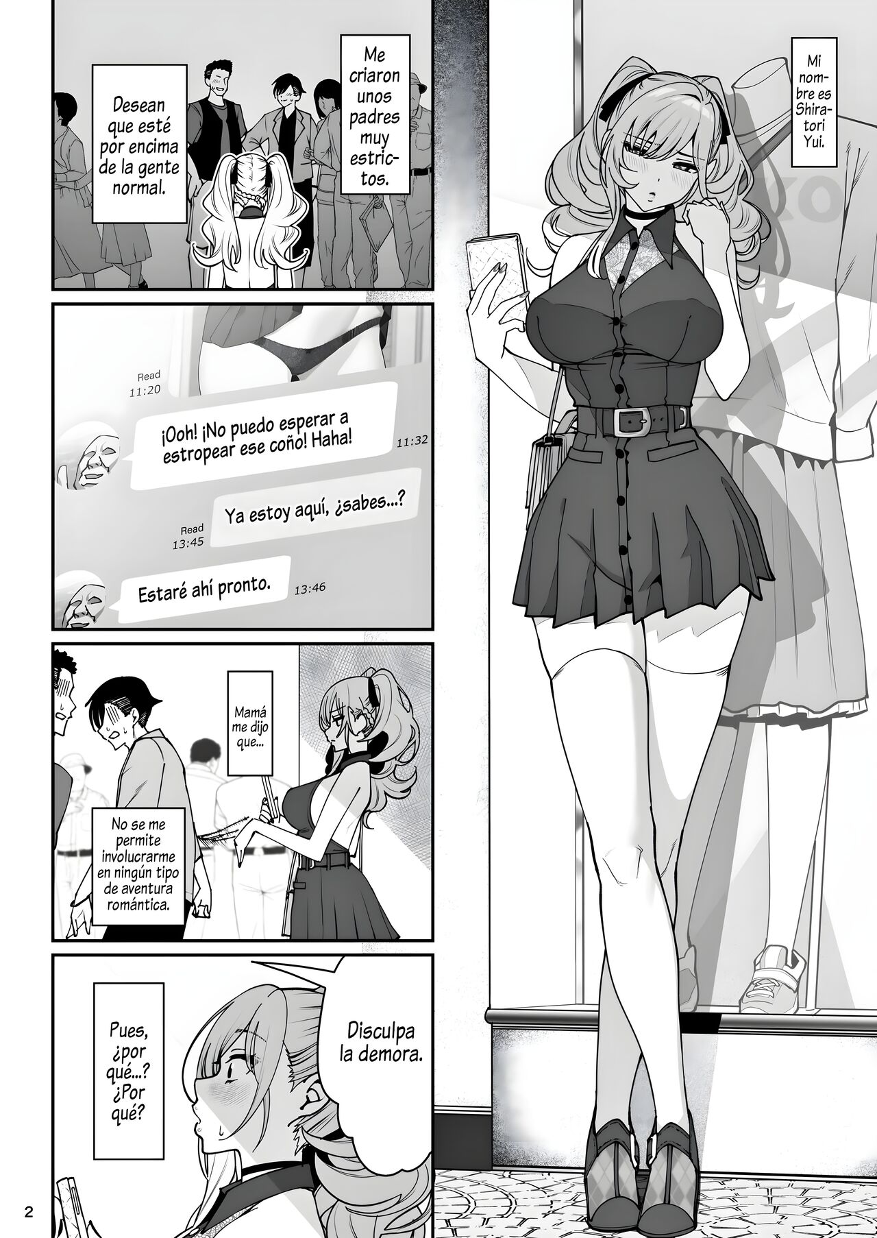 [Ranshi to Kimi to. (santa)] Kanojo Saimin 2 | Novia hipnotizada Capitulo 2 [Spanish] [Al Chile No se Scan] [Digital] 3eme image