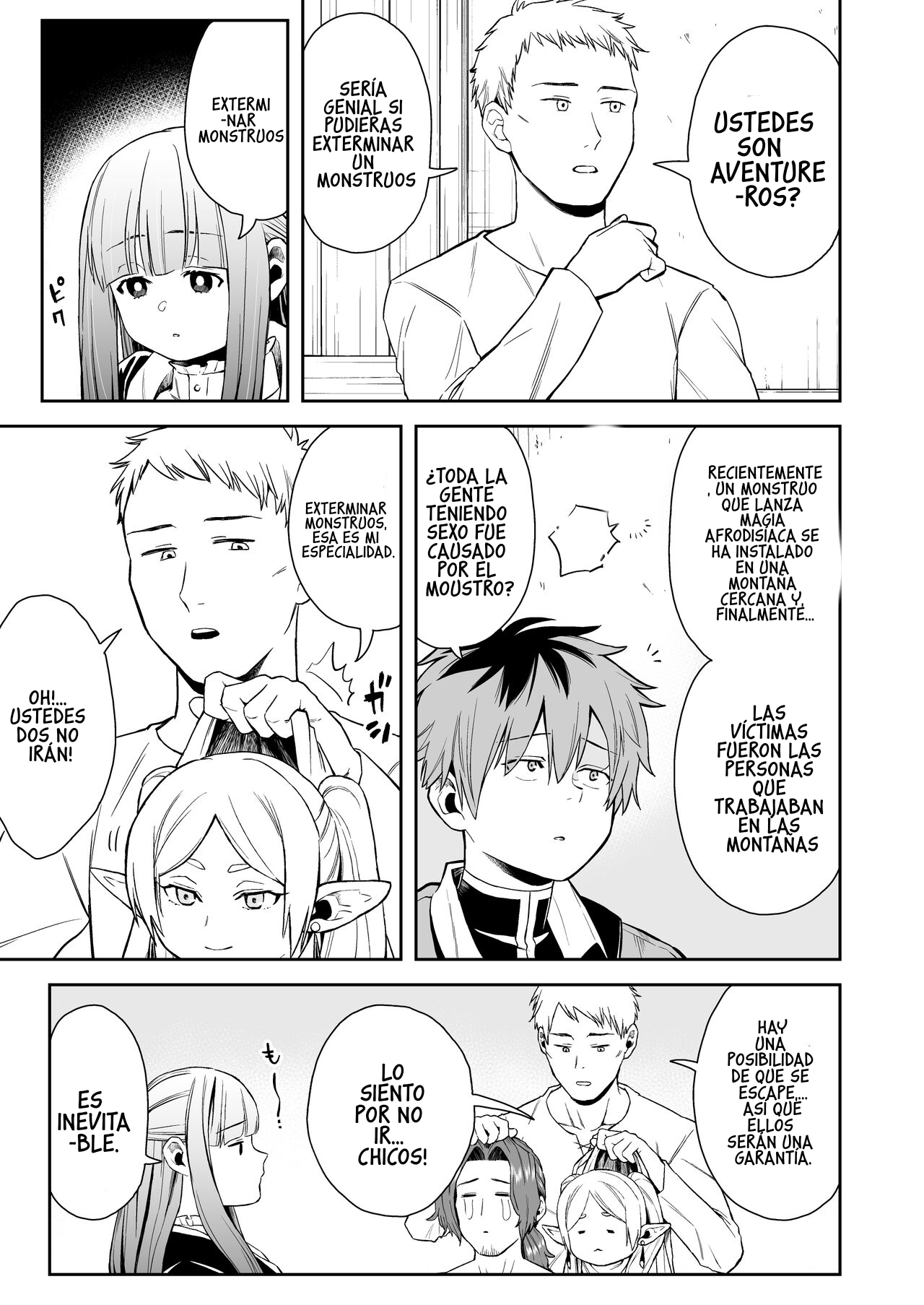 [Shikokoki no Okina] Ippan Saiin Mahou Otsuyu Dark | Una poderosa magia afrodisiaca (Sousou no Frieren) [Spanish] 이미지 번호 5