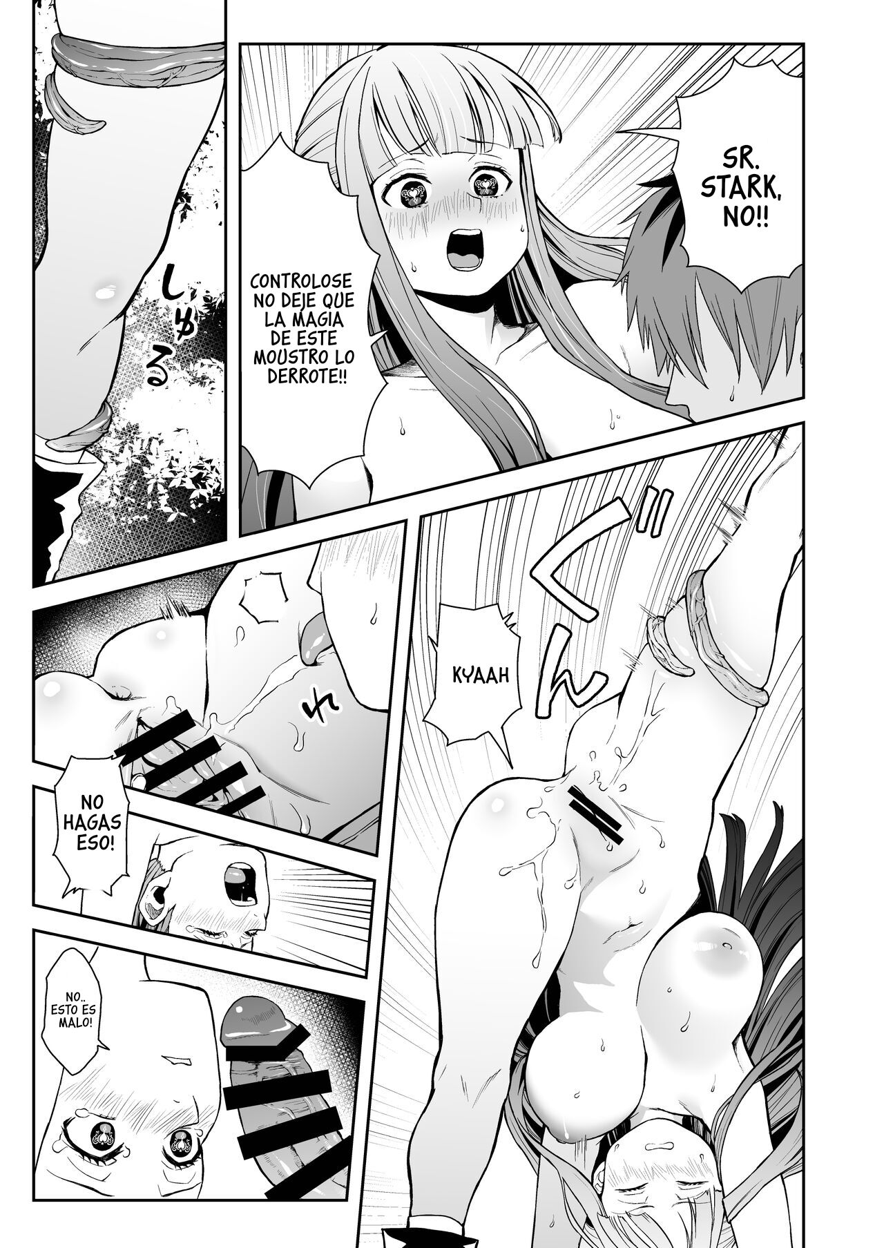 [Shikokoki no Okina] Ippan Saiin Mahou Otsuyu Dark | Una poderosa magia afrodisiaca (Sousou no Frieren) [Spanish] 이미지 번호 11