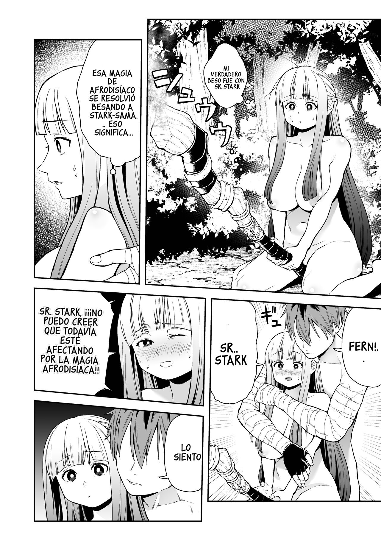 [Shikokoki no Okina] Ippan Saiin Mahou Otsuyu Dark | Una poderosa magia afrodisiaca (Sousou no Frieren) [Spanish] 이미지 번호 18