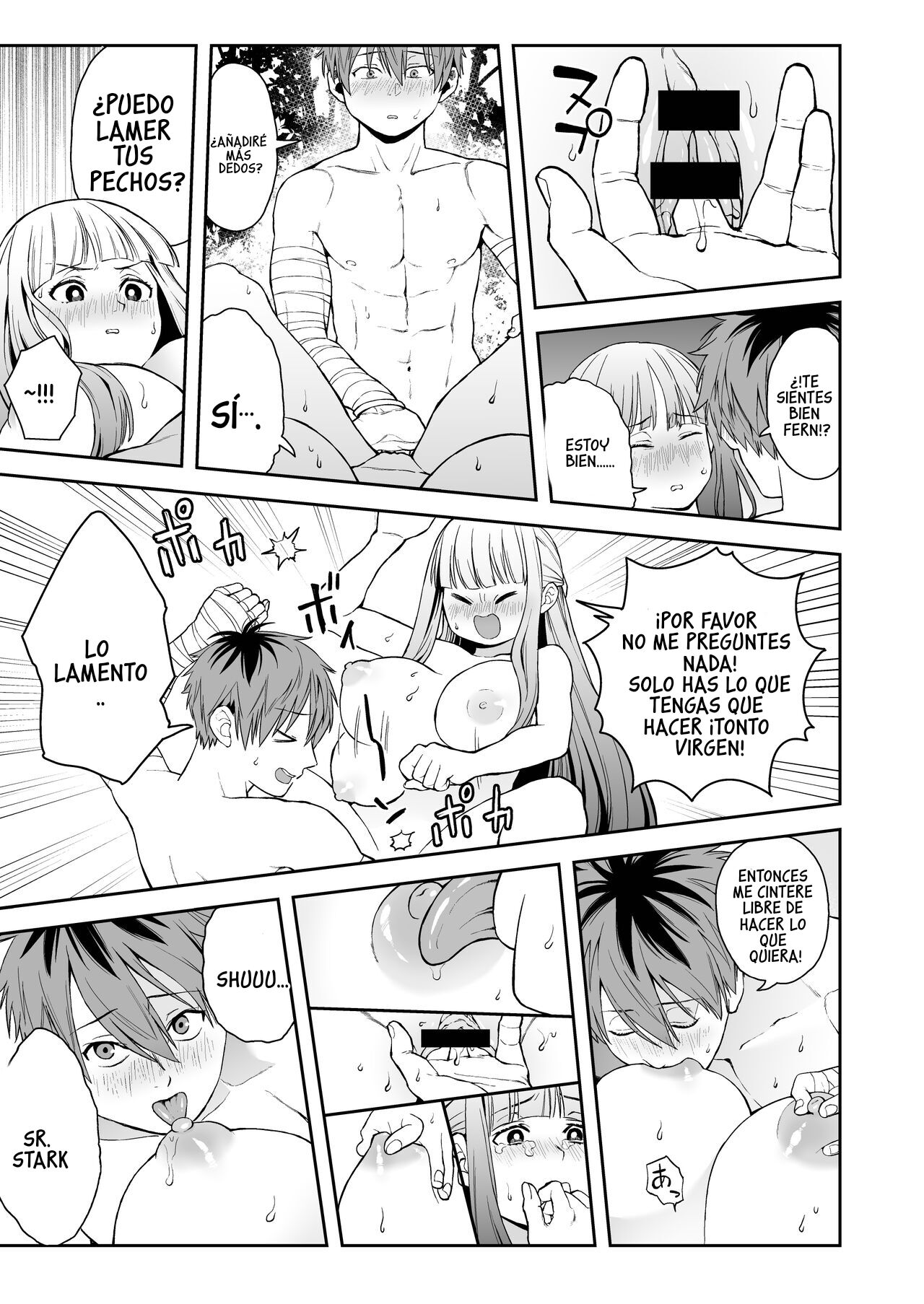 [Shikokoki no Okina] Ippan Saiin Mahou Otsuyu Dark | Una poderosa magia afrodisiaca (Sousou no Frieren) [Spanish] 이미지 번호 21