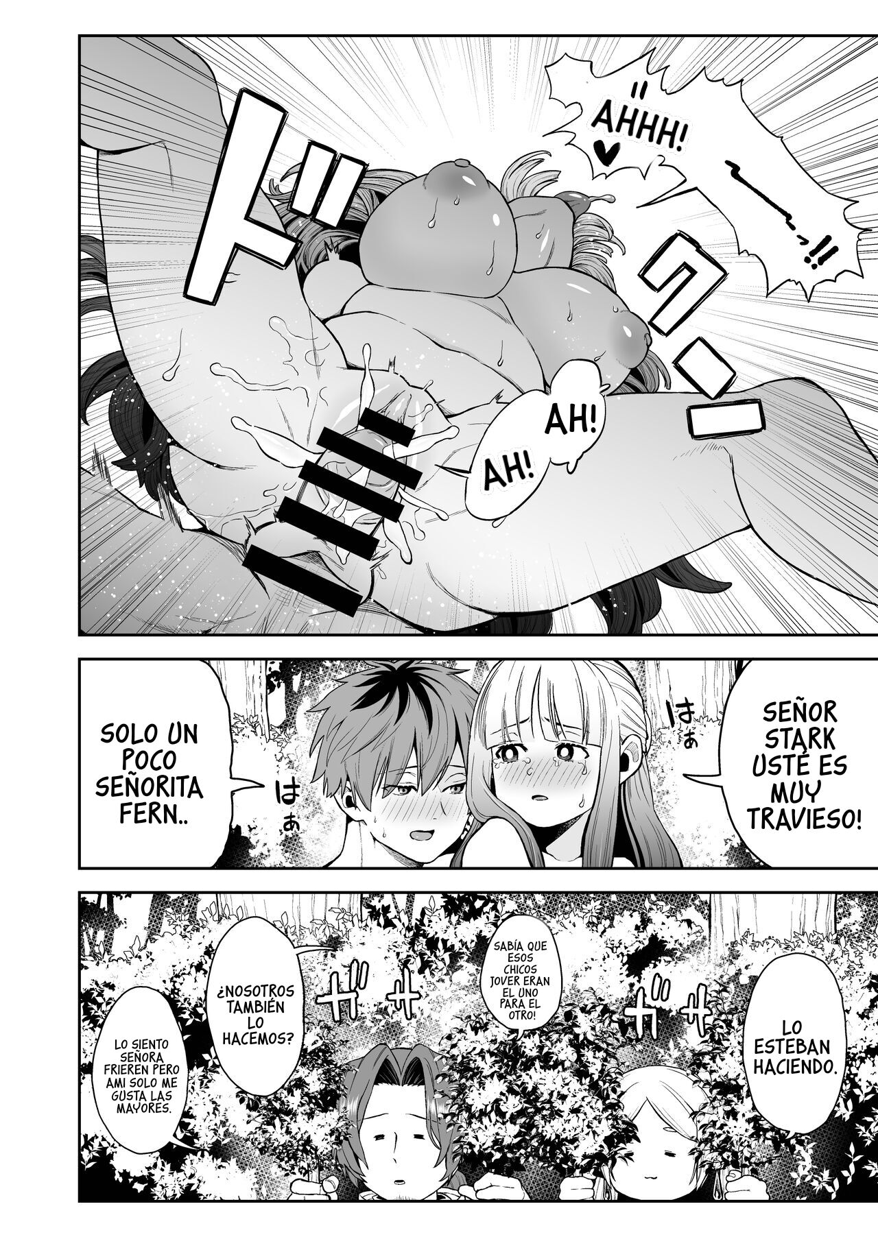 [Shikokoki no Okina] Ippan Saiin Mahou Otsuyu Dark | Una poderosa magia afrodisiaca (Sousou no Frieren) [Spanish] 이미지 번호 26