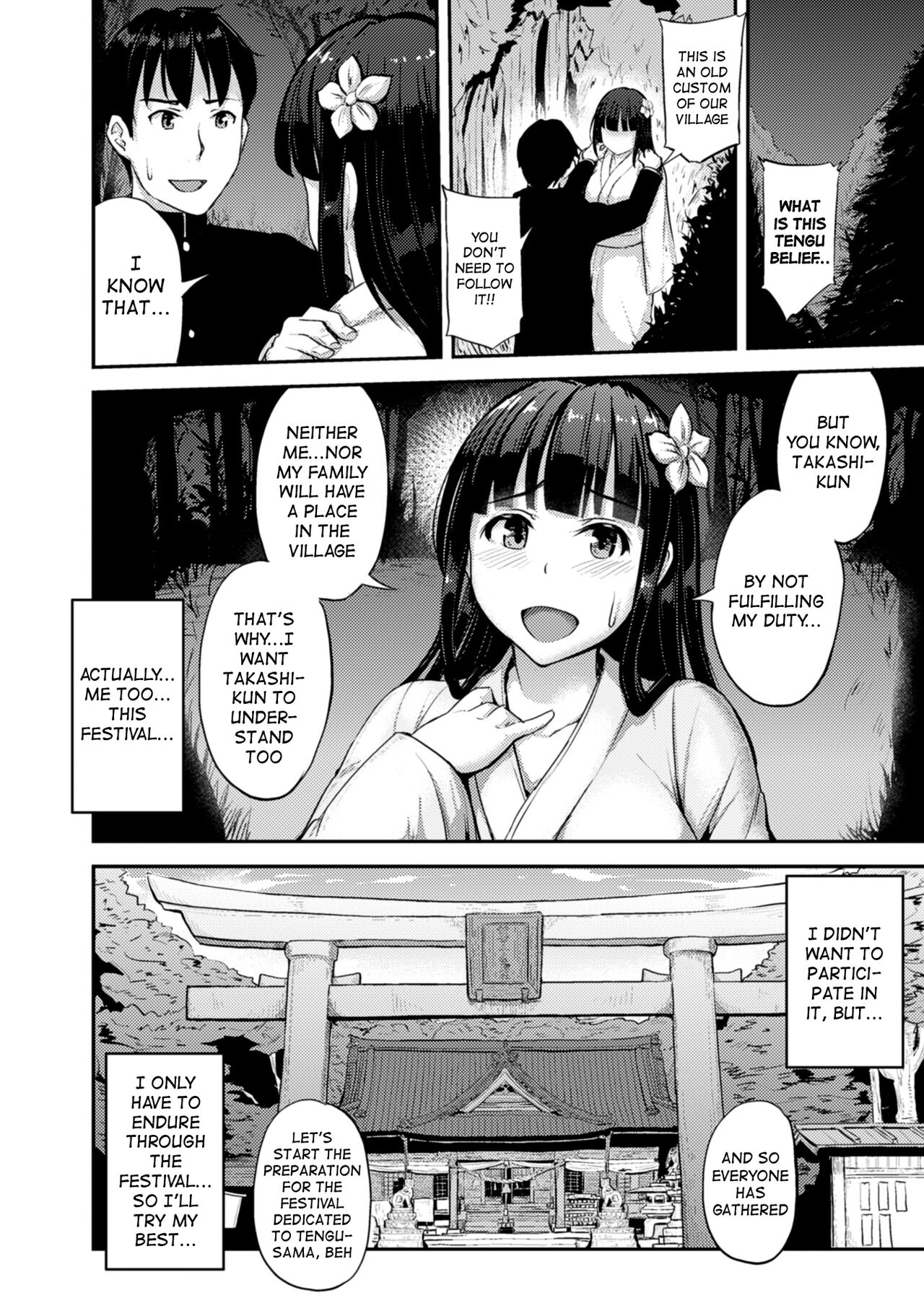 [Yayo] Tengusai Inkaku no Gi | Tengu Festival clitoris ceremony (2D Comic Magazine Dekakuri Bishoujo Kuriiki Jigoku Vol. 2) [English] [защёчный translations] [Digital] 图片编号 2