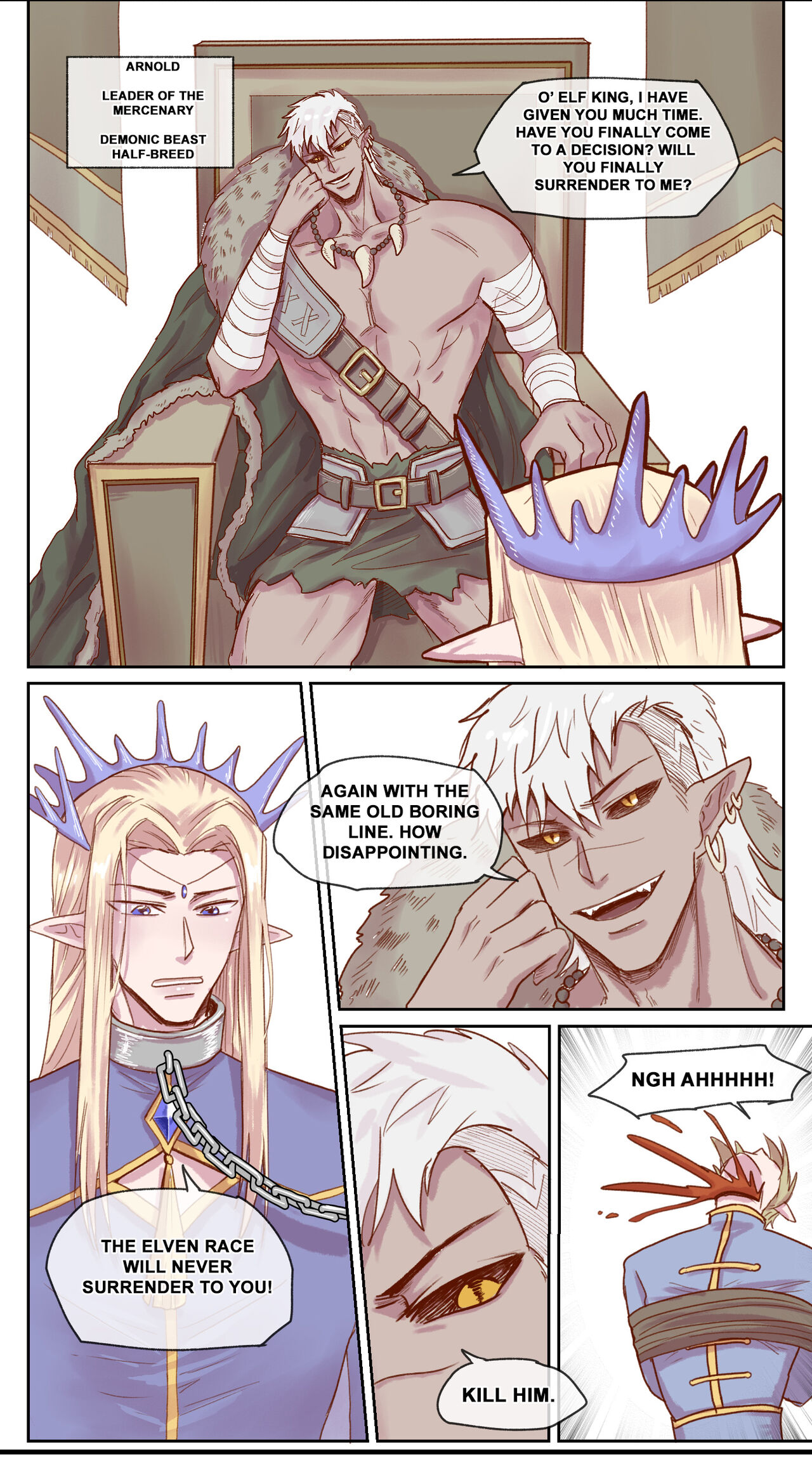 [RBrichang]【DARK STORY】THE MERCENARY AND THE ELF KING 画像番号 3