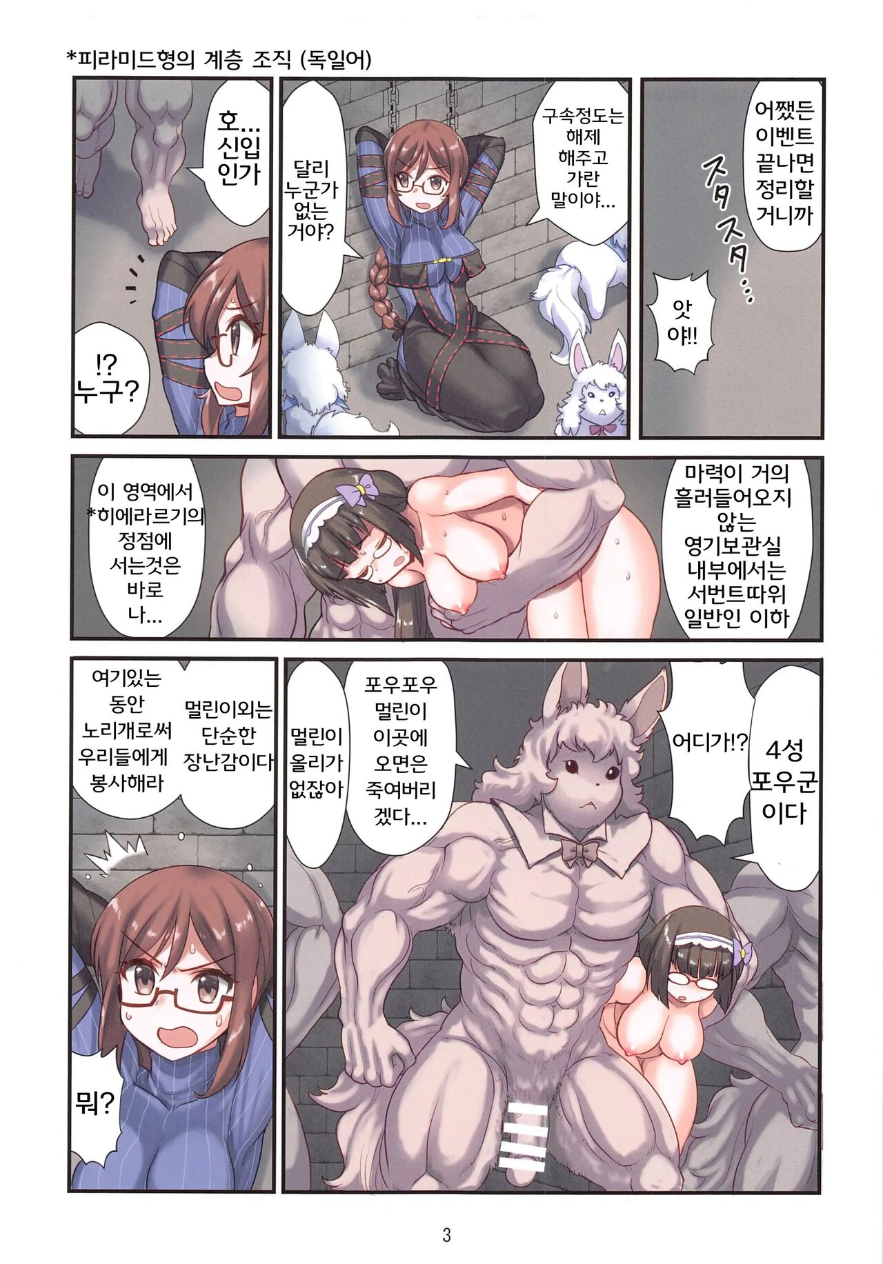 [Amadoiza (Moiky)] Gubijin Senpai no Chaldea Chika Ryoshuu Seikatsu | 우미인선배의 칼데아 지하감옥 생활  (Fate/Grand Order) [Korean] numero di immagine  4
