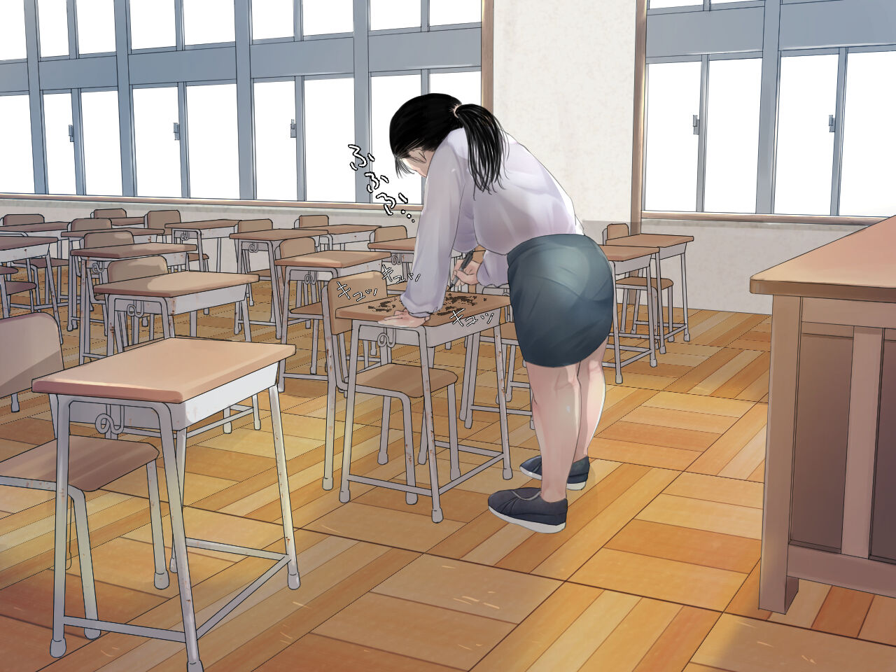 みんなの憧れ佐藤先生が実は最低ゲス女だった！ numero di immagine  12