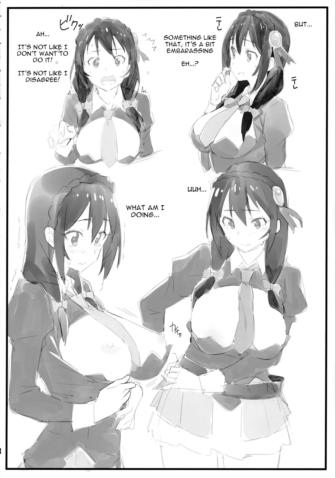 (COMIC1☆16) [Kamagabuchi (Hatanaka)] Pajama Party (Kono Subarashii Sekai ni Syukufuku o!) [English] [Gagak_Ireng] numero di immagine  3