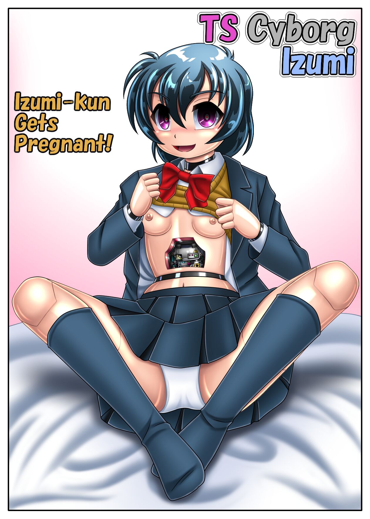 [Cyber F] TS Cyborg Izumi Izumi-kun Haramimasu! | TS Cyborg Izumi: Izumi-kun Gets Pregnant! [English] image number 1