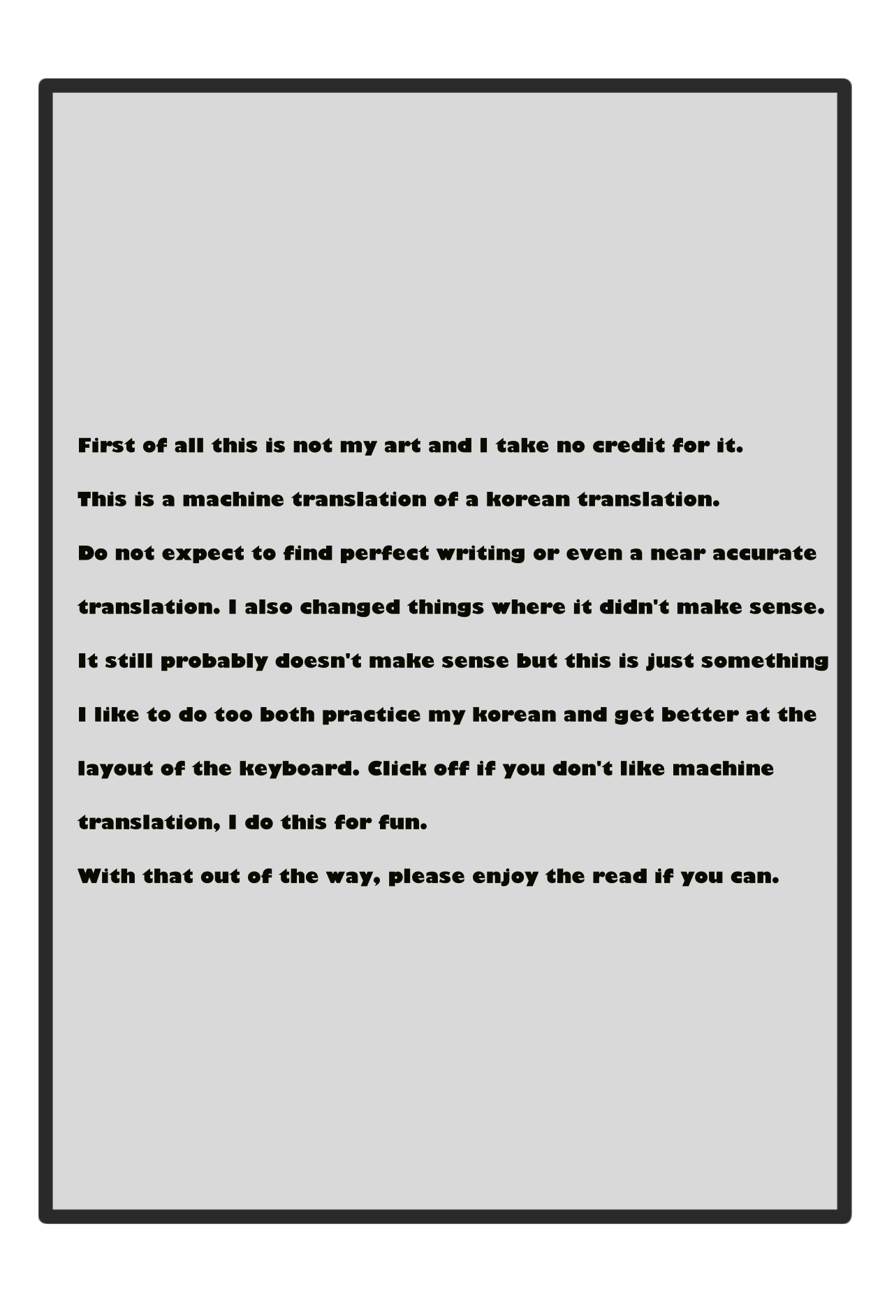 [Little Sister observation Diary 1]  MTL from Korean translation image number 2