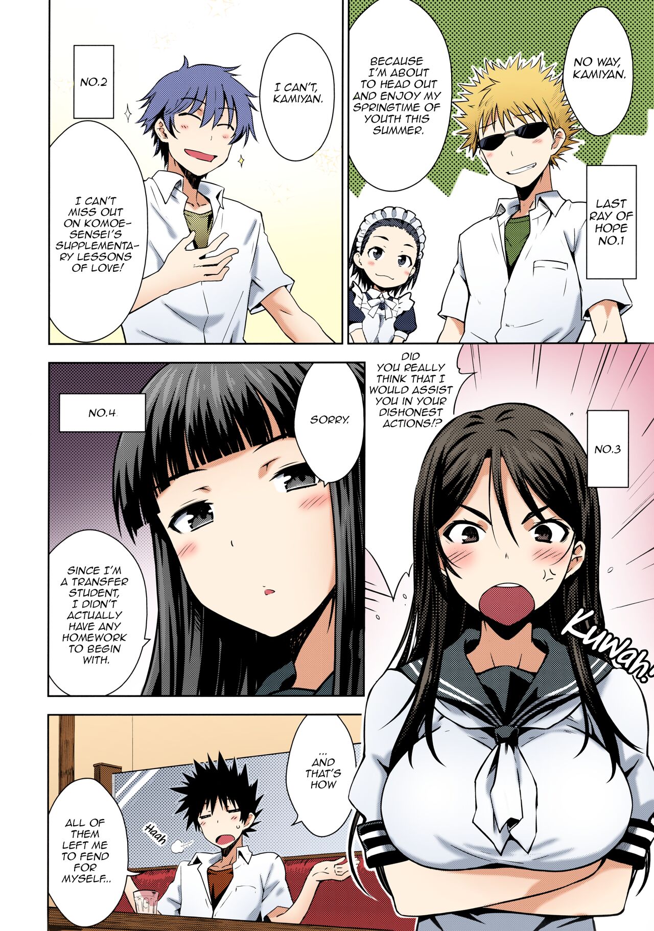 (C92) [Aspergillus (Okara)] Natsuyasumi no Shukudai | Summer homework (Toaru Kagaku no Railgun) [English] [EHCOVE] [Colorized] 图片编号 5