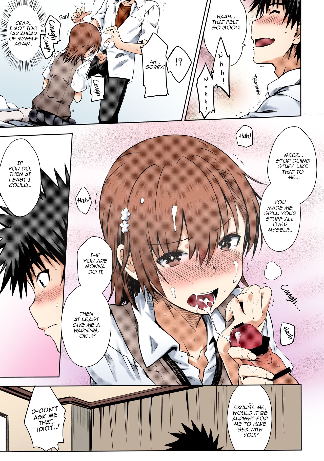 (C92) [Aspergillus (Okara)] Natsuyasumi no Shukudai | Summer homework (Toaru Kagaku no Railgun) [English] [EHCOVE] [Colorized] 图片编号 18