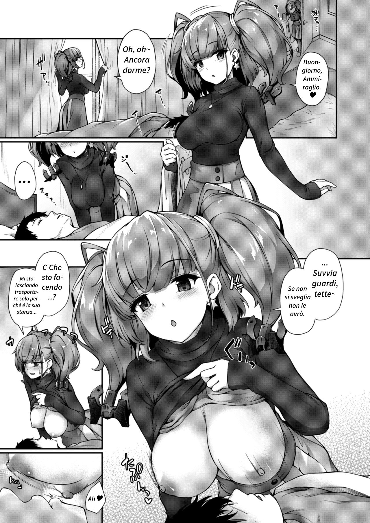 [Yusaritsukata (Awayume)] Atlanta to no Ichinichi o... (Kantai Collection -KanColle-) [Italian] [Digital] image number 4