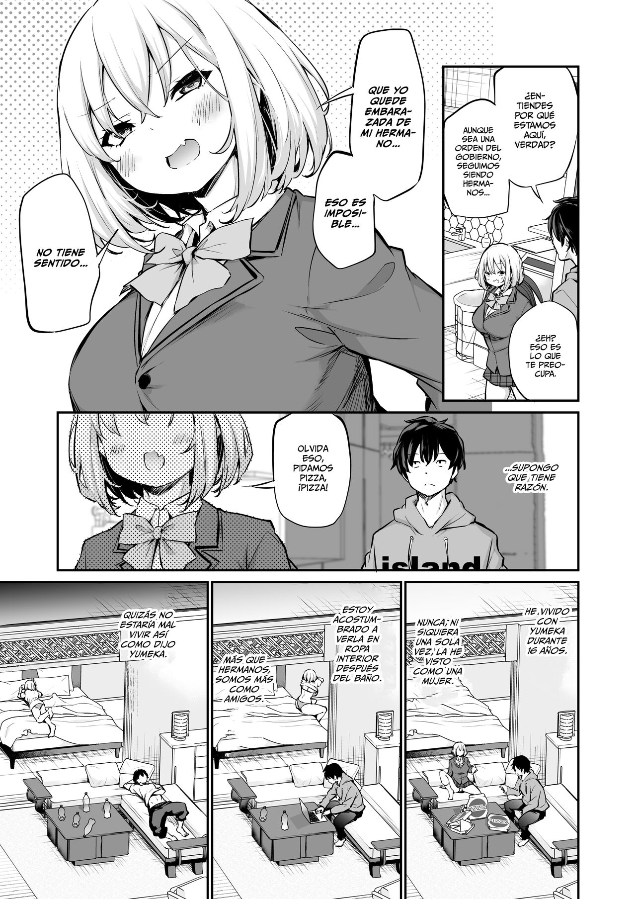 [Airandou] Imouto Haramasenai to Derarenai Shima | Una Isla en la que no Puedo Salir a Menos que Embarace a mi Hermana [Spanish] [MandaloAsiNoma] 图片编号 6