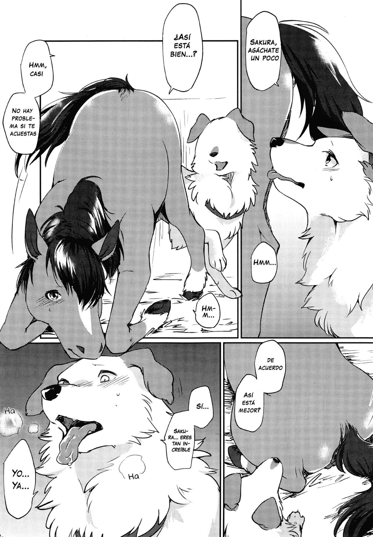 (Kemoket 6) [Mayoineko (Diga Tsukune)] Los establos por la noche y tú del mañana (MARE HOLIC 5) [Spanish] image number 2