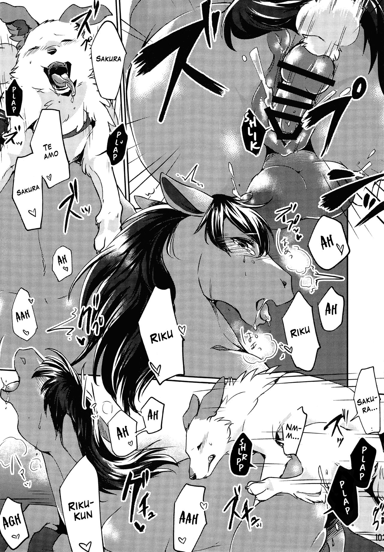 (Kemoket 6) [Mayoineko (Diga Tsukune)] Los establos por la noche y tú del mañana (MARE HOLIC 5) [Spanish] image number 3